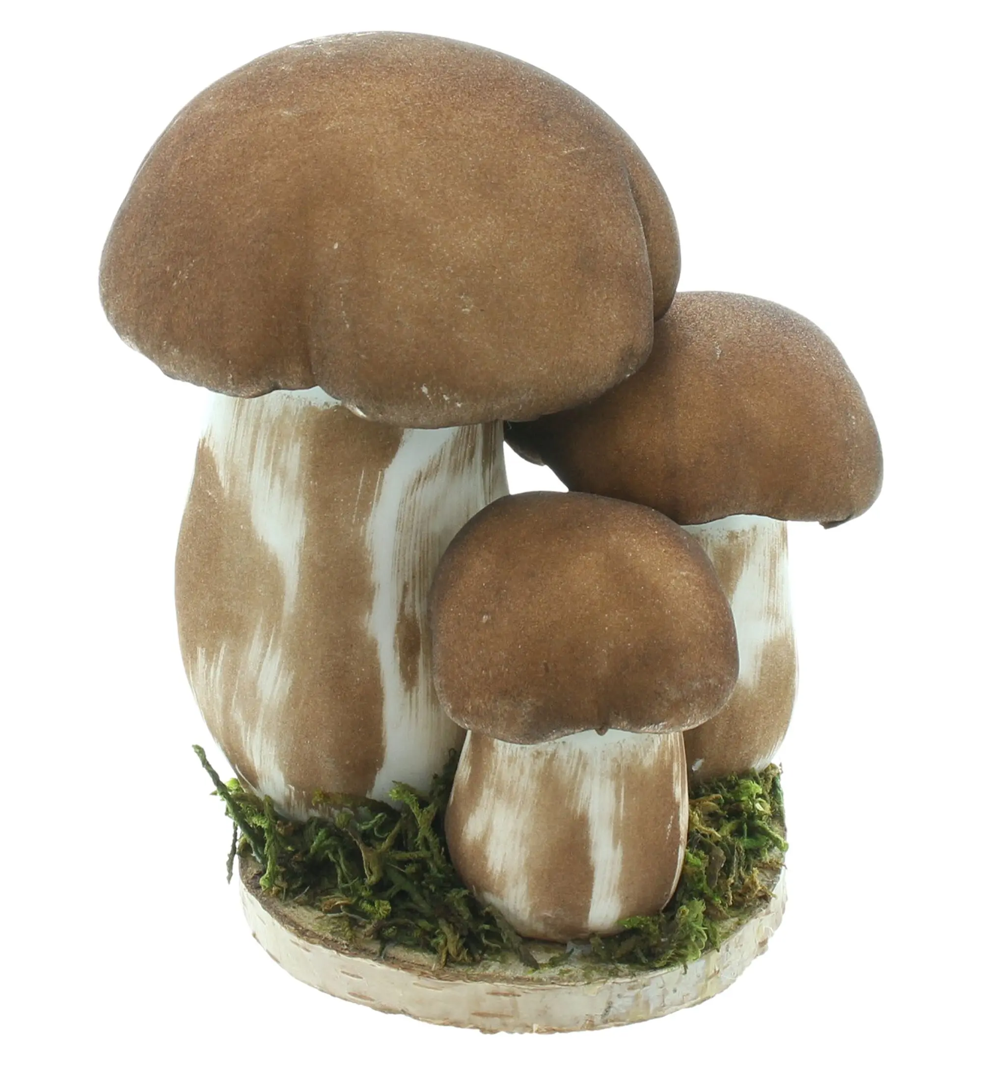 Steinpilze "Trio"  im Frank Flechtwaren Online Shop für Dekopilze kaufen