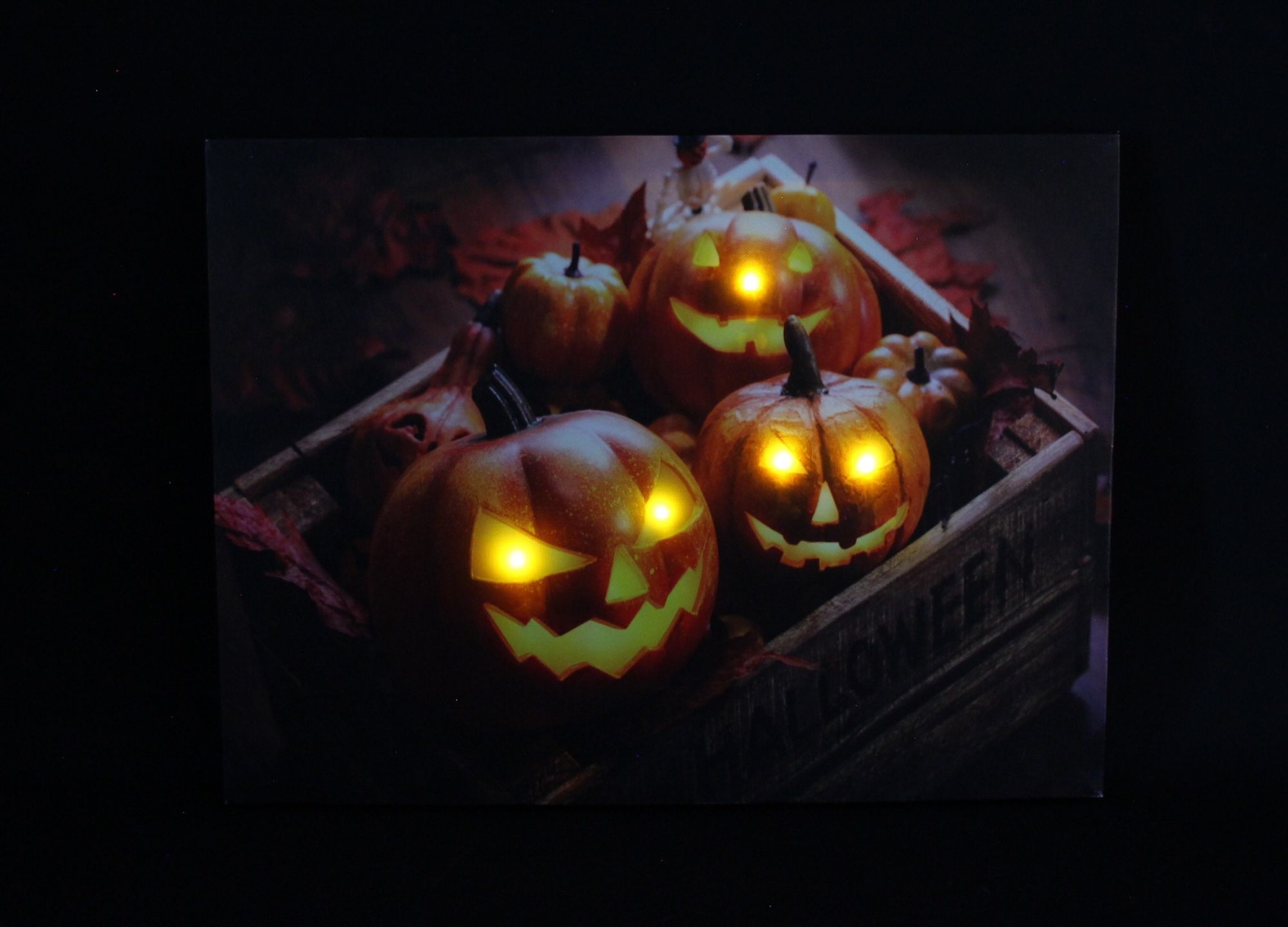 LED-Bild "Halloween"  im Frank Flechtwaren Online Shop für Herbst kaufen