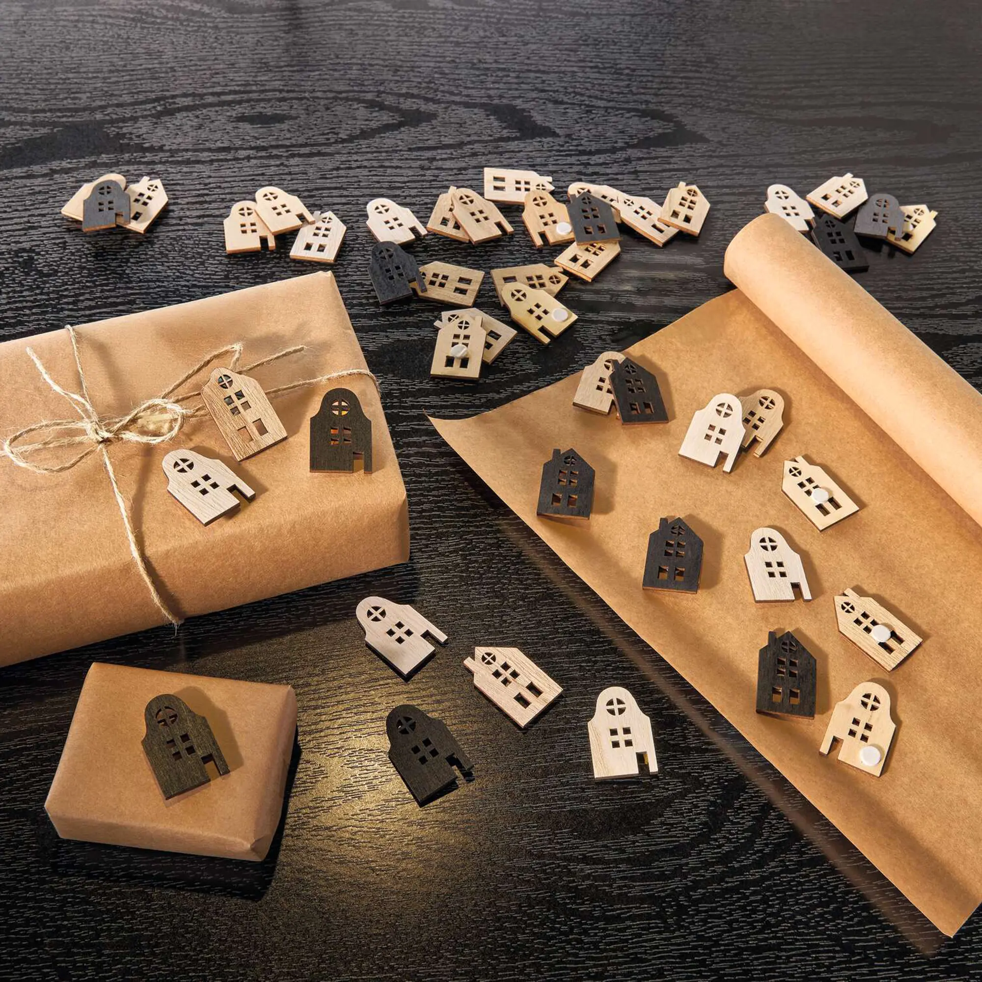 Streuer "Häuschen", 48er Set  im Frank Flechtwaren Online Shop kaufen