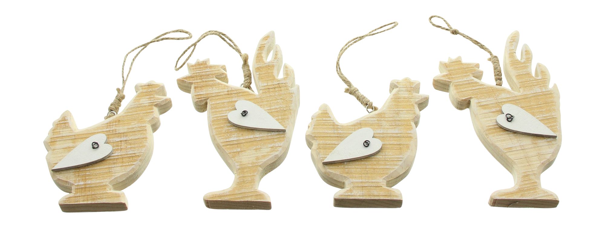 Hänger "Huhn & Hahn", 4er Set im Frank Flechtwaren Online Shop für Ostern kaufen Hänger "Huhn & Hahn", 4er Set im Frank Flechtwaren Online Shop für Ostern kaufen
