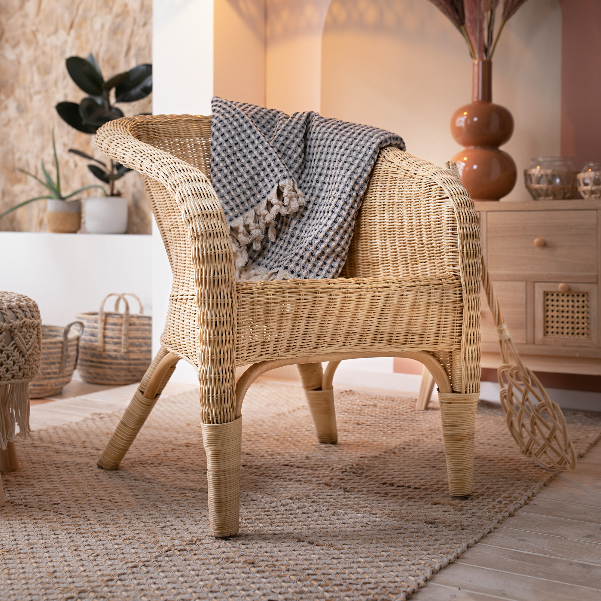 Rattansessel "Comfort"  im Frank Flechtwaren Online Shop kaufen