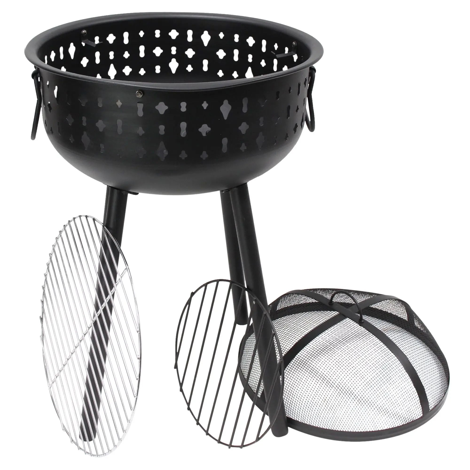 Grill "Black"  im Frank Flechtwaren Online Shop für Gartenparty kaufen