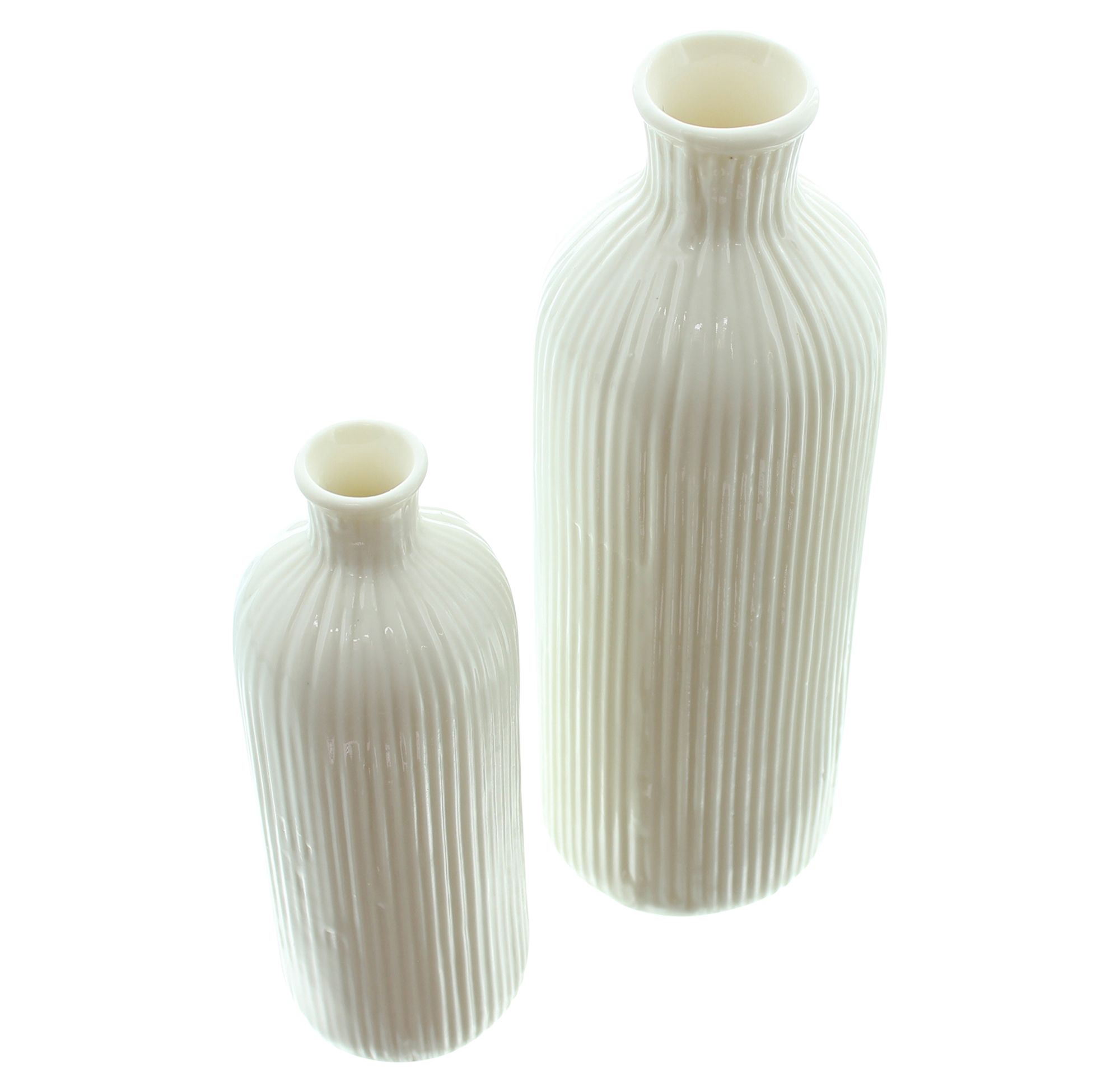 Dekovase "Weiß", 2er Set im Frank Flechtwaren Online Shop für Ostern kaufen Dekovase "Weiß", 2er Set im Frank Flechtwaren Online Shop für Ostern kaufen