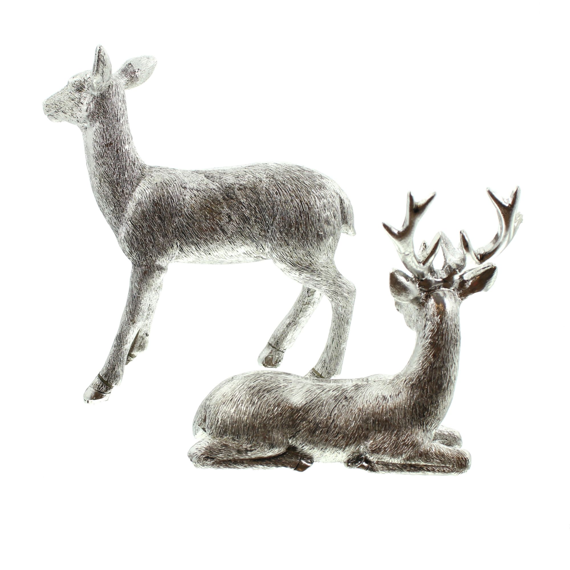 Figur "Reh &amp; Hirsch", 2er Set  im Frank Flechtwaren Online Shop für Herbst kaufen