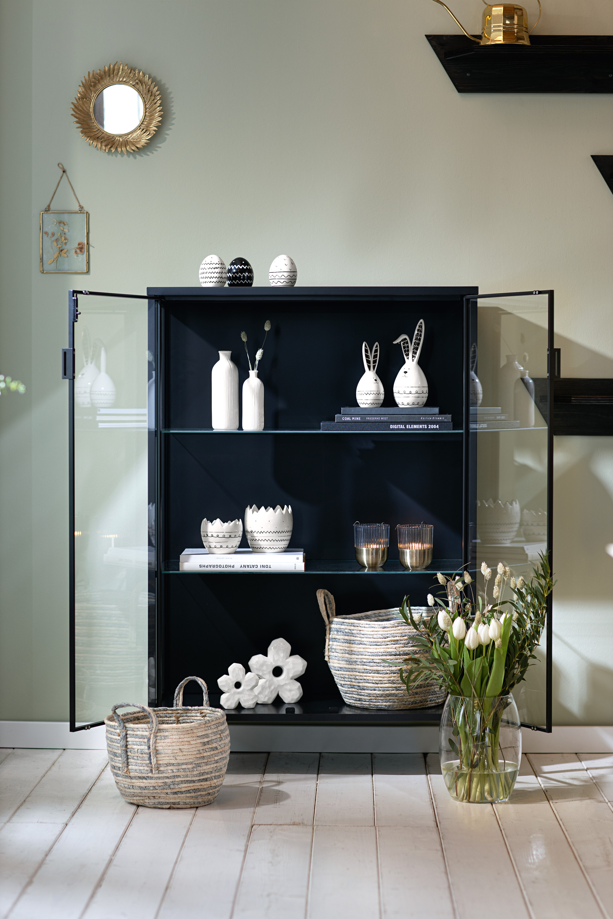 Deko-Ei "Pattern", 3er Set  im Frank Flechtwaren Online Shop für Ostern kaufen