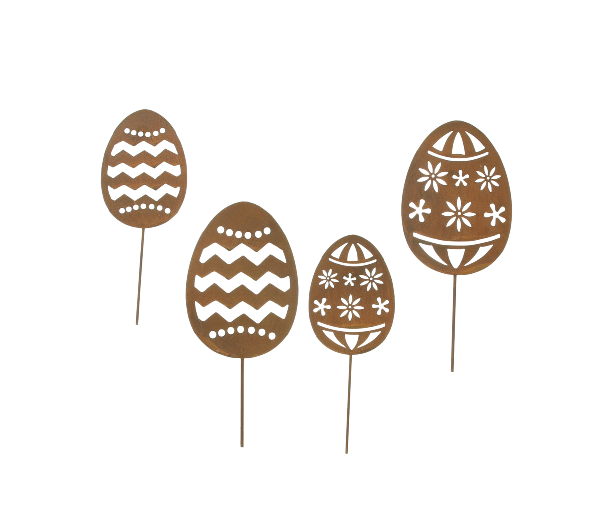 Blumenstecker "Osterei", 4er Set  im Frank Flechtwaren Online Shop für Streuer &amp; Stecker kaufen