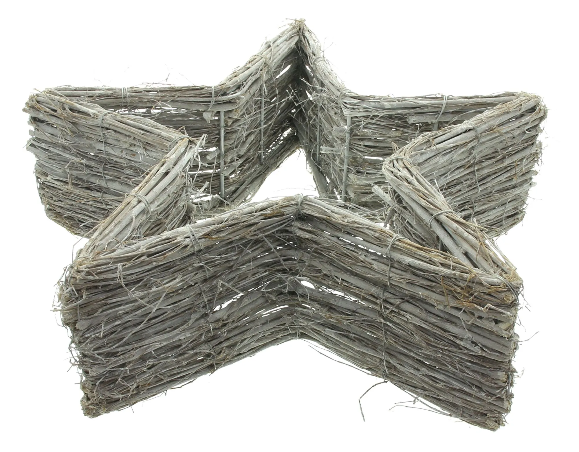 Flechtstern "Shabby White"  im Frank Flechtwaren Online Shop für Sterne kaufen