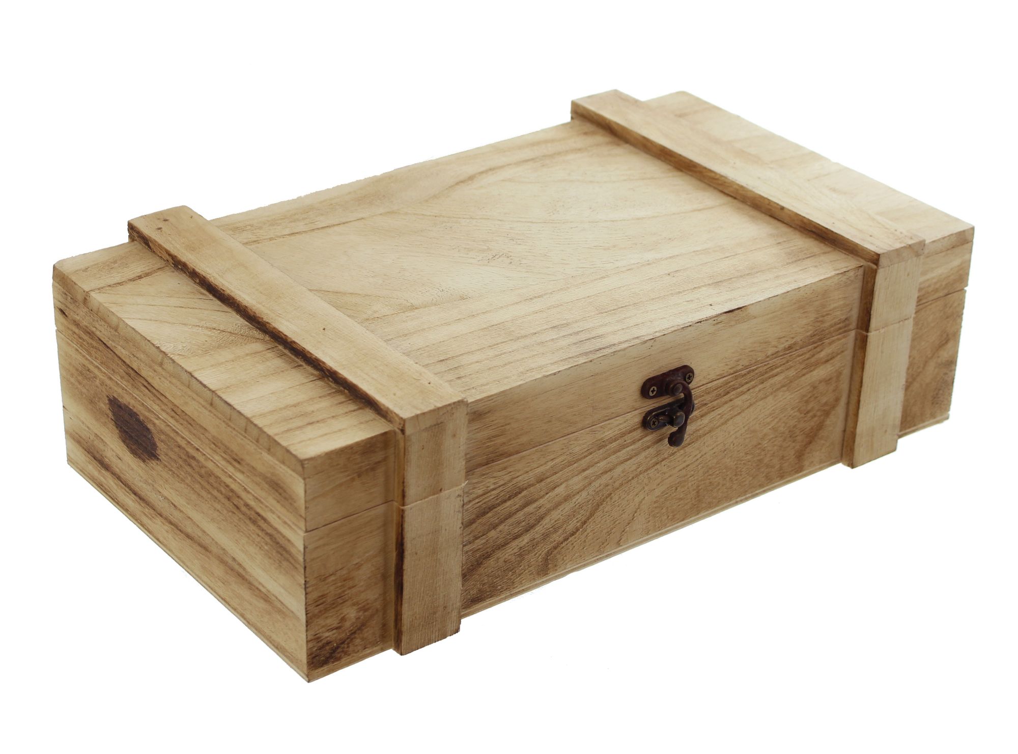 Holztruhe "Rustikal", für 2 Flaschen im Frank Flechtwaren Online Shop für Weinliebhaber kaufen Holztruhe "Rustikal", für 2 Flaschen im Frank Flechtwaren Online Shop für Weinliebhaber kaufen