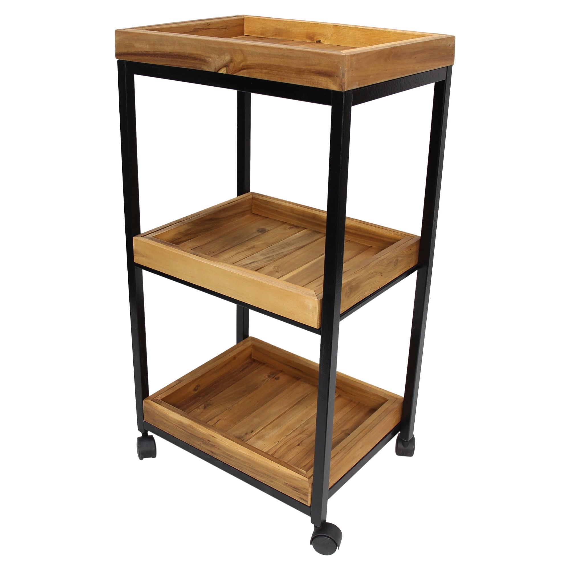 Servierwagen "Living-Wood"  im Frank Flechtwaren Online Shop für Küche kaufen