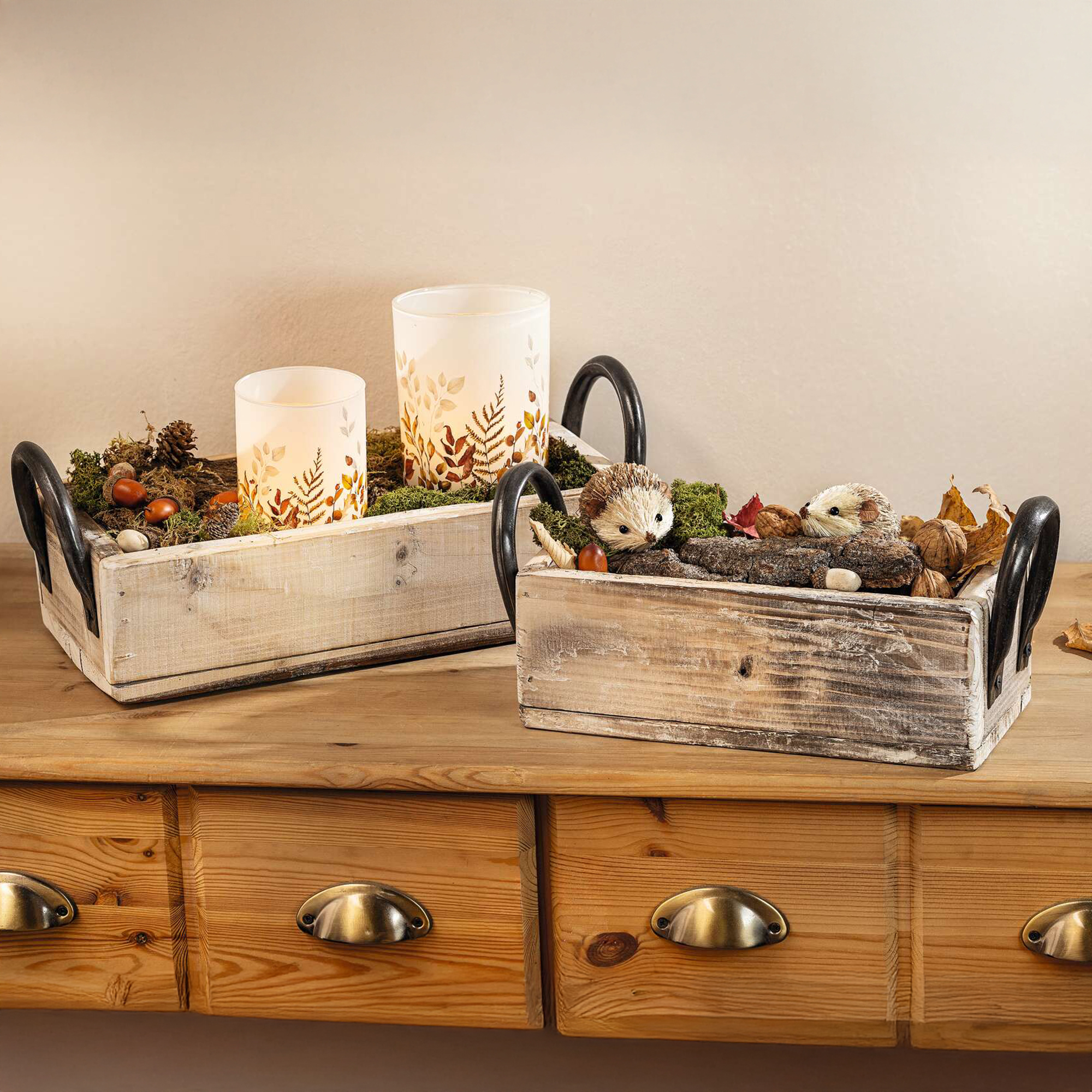 Kiste "Metallgriffe", 2er Set  im Frank Flechtwaren Online Shop kaufen