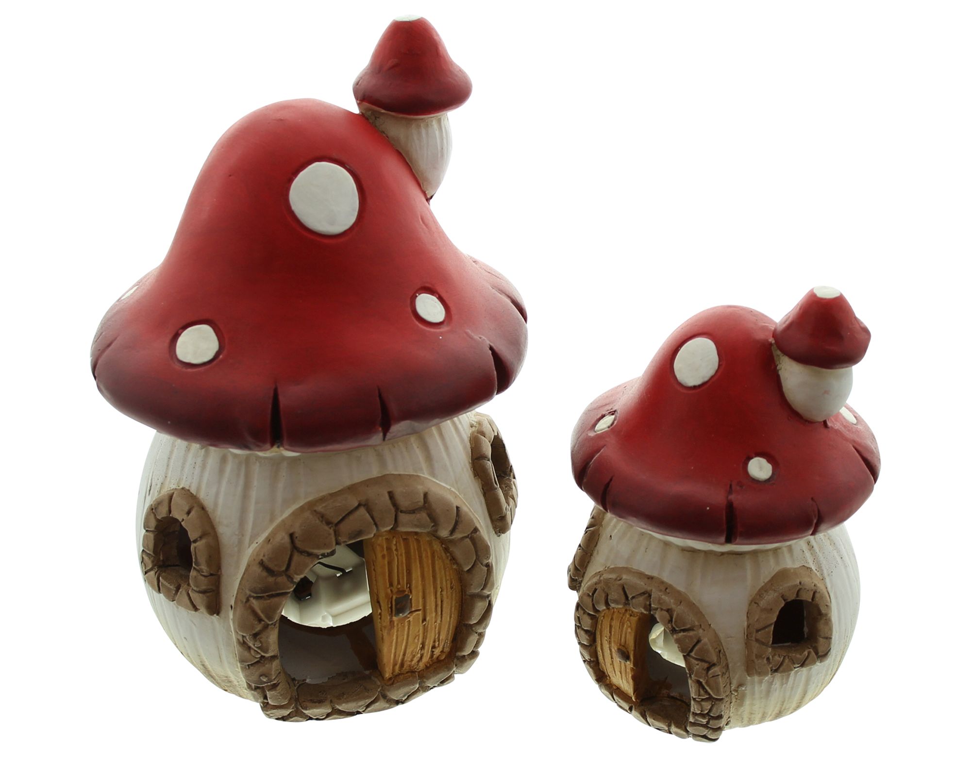 LED-Haus "Pilz", 2er Set im Frank Flechtwaren Online Shop für Herbst kaufen LED-Haus "Pilz", 2er Set im Frank Flechtwaren Online Shop für Herbst kaufen