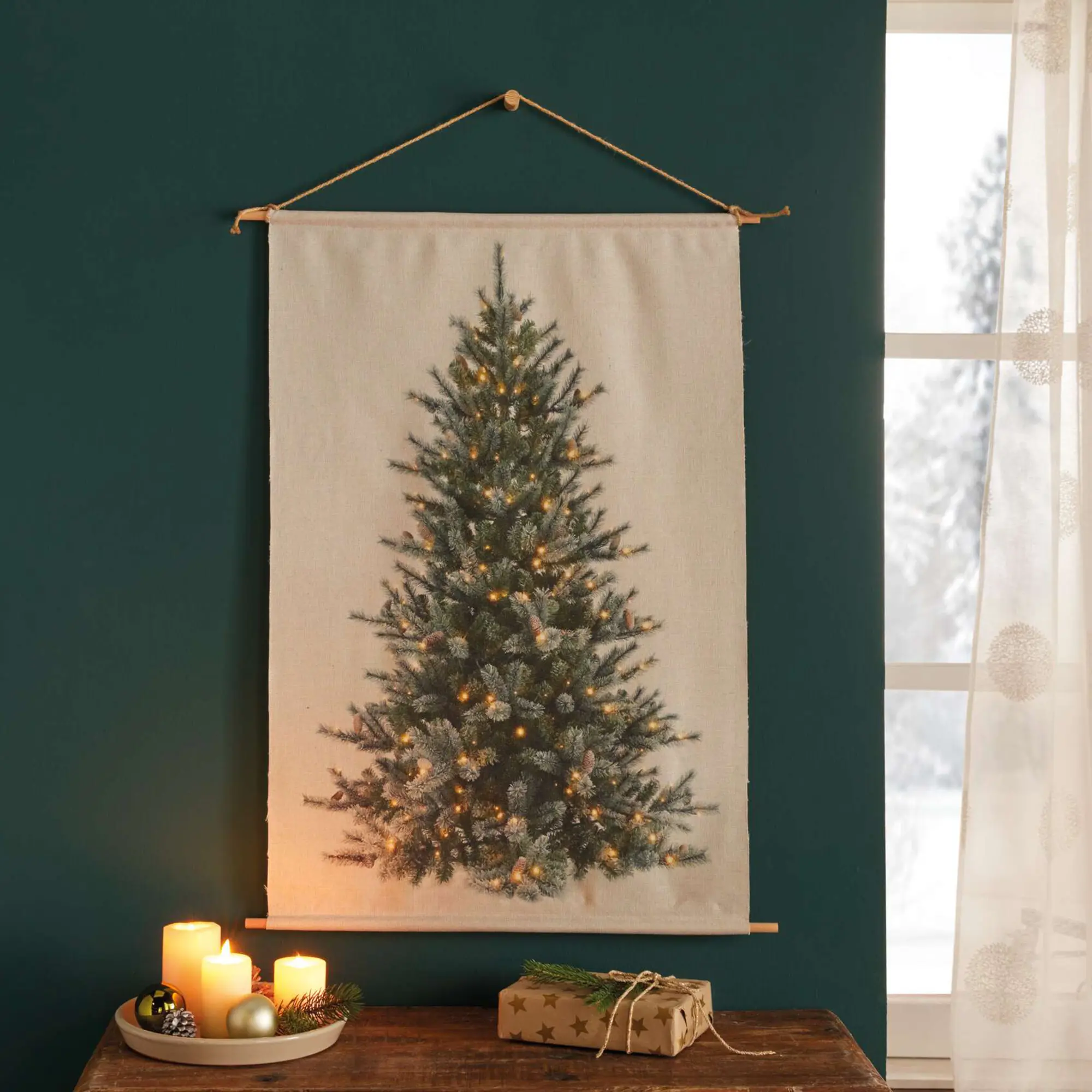 LED-Wanddeko "Christbaum"  im Frank Flechtwaren Online Shop kaufen