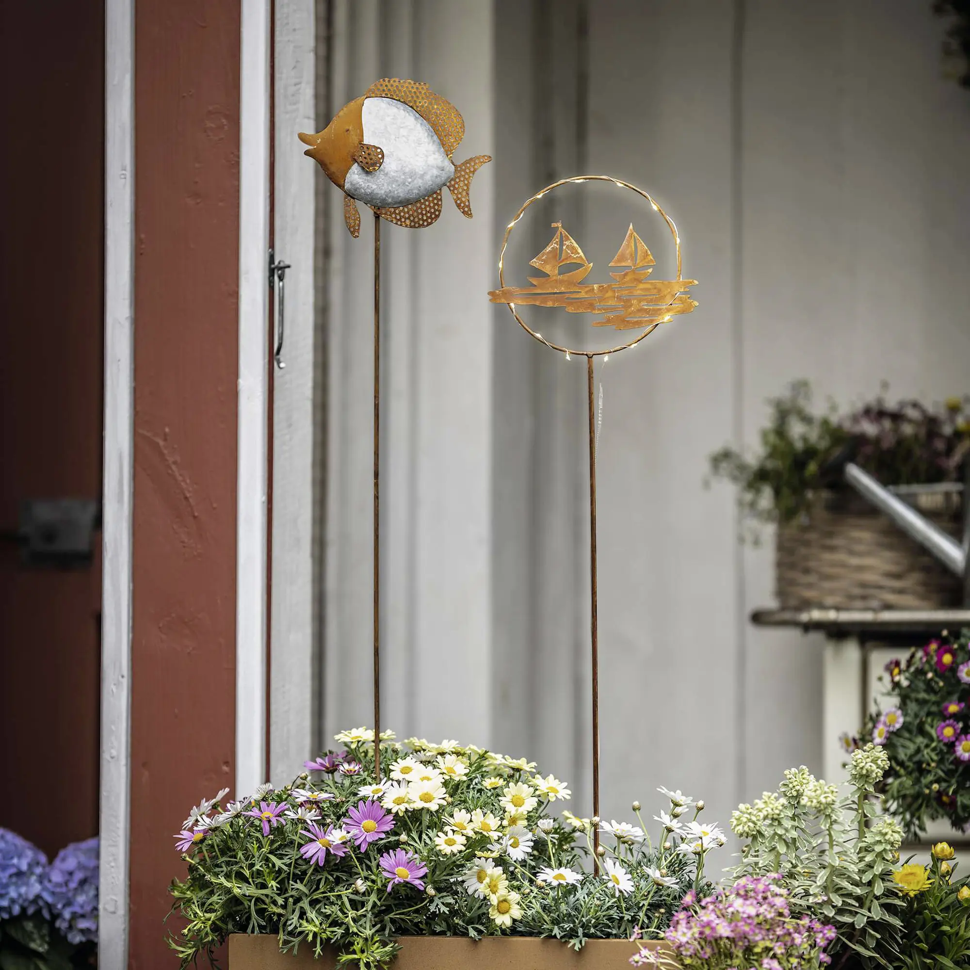 Gartenstecker "Fisch"  im Frank Flechtwaren Online Shop kaufen