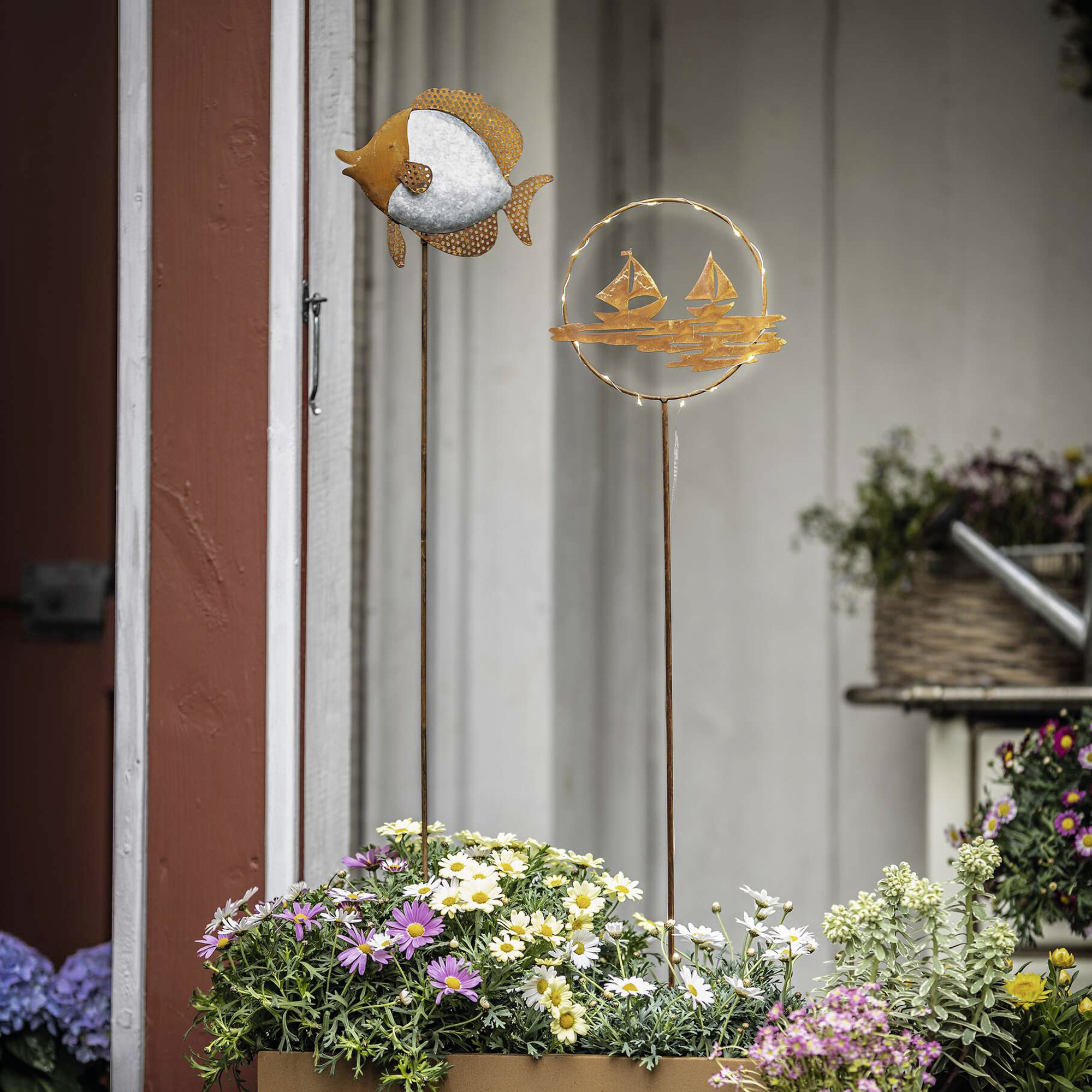 Gartenstecker "Fisch"  im Frank Flechtwaren Online Shop kaufen