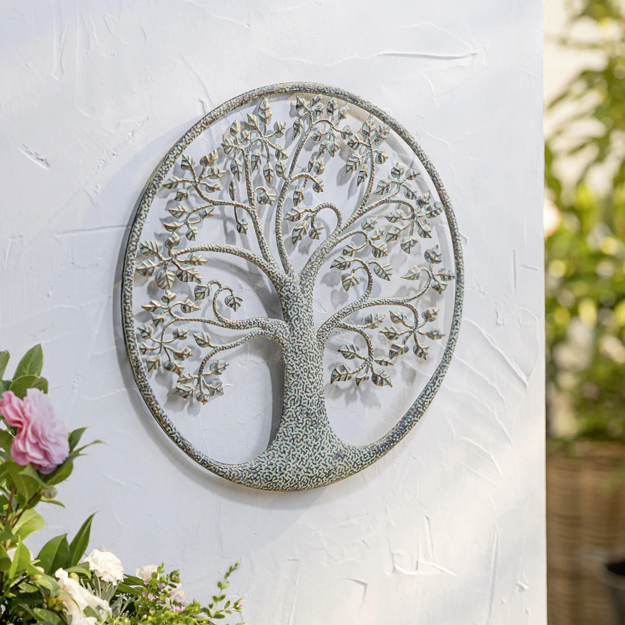Metallbild "Lebensbaum"  im Frank Flechtwaren Online Shop kaufen