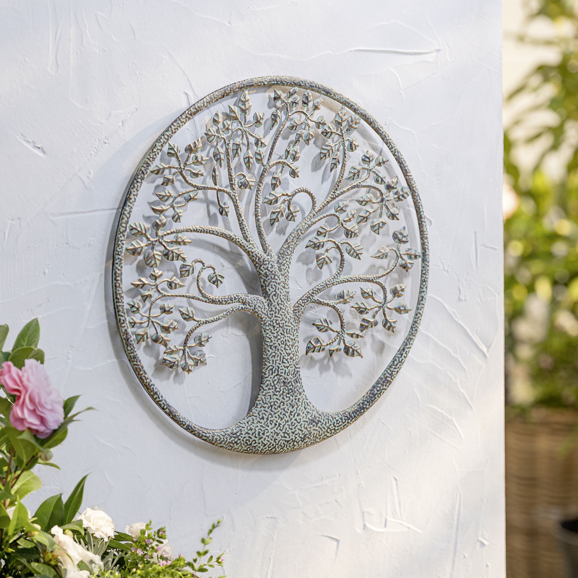 Metallbild "Lebensbaum"  im Frank Flechtwaren Online Shop kaufen