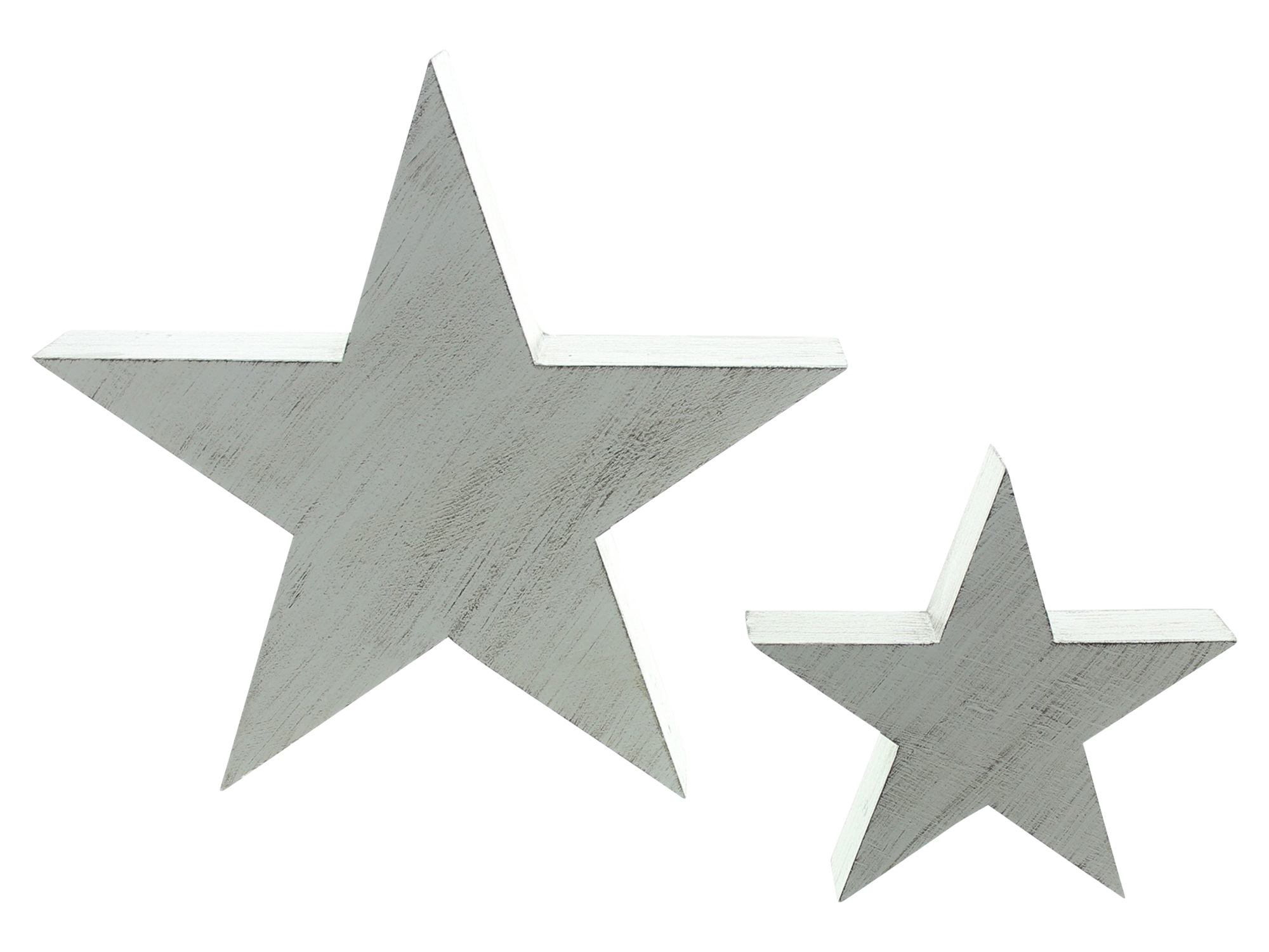 Stern "Whitewashed", 2er Set  im Frank Flechtwaren Online Shop kaufen