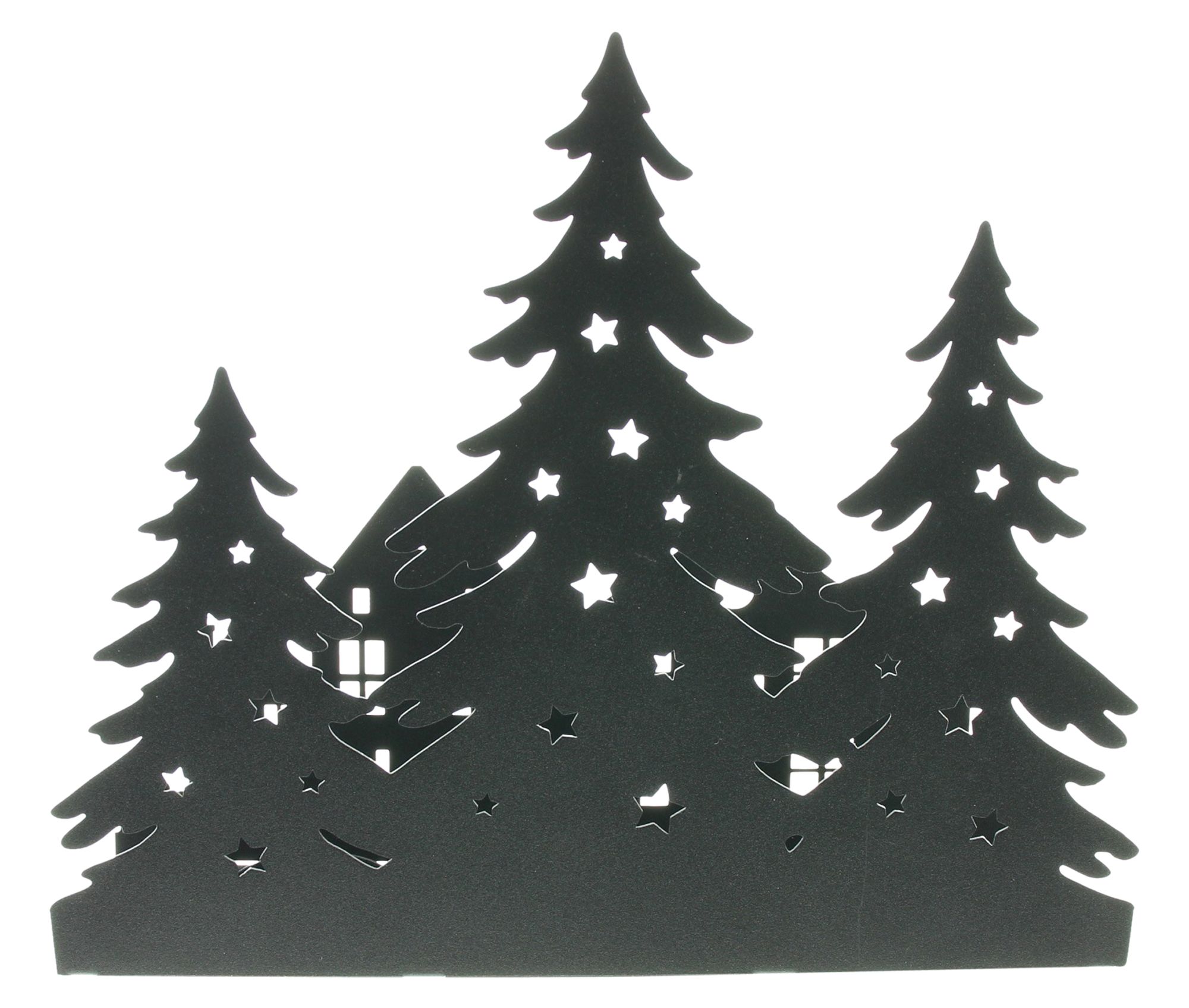 Teelichthalter "Häuser im Wald"  im Frank Flechtwaren Online Shop für Herbst kaufen