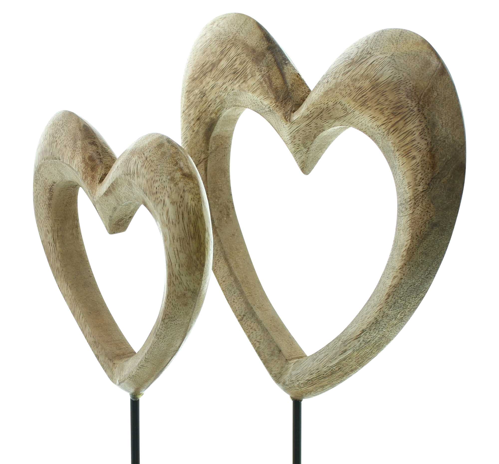 Holzdeko "Herz", 2er Set im Frank Flechtwaren Online Shop für Ostern kaufen Holzdeko "Herz", 2er Set im Frank Flechtwaren Online Shop für Ostern kaufen