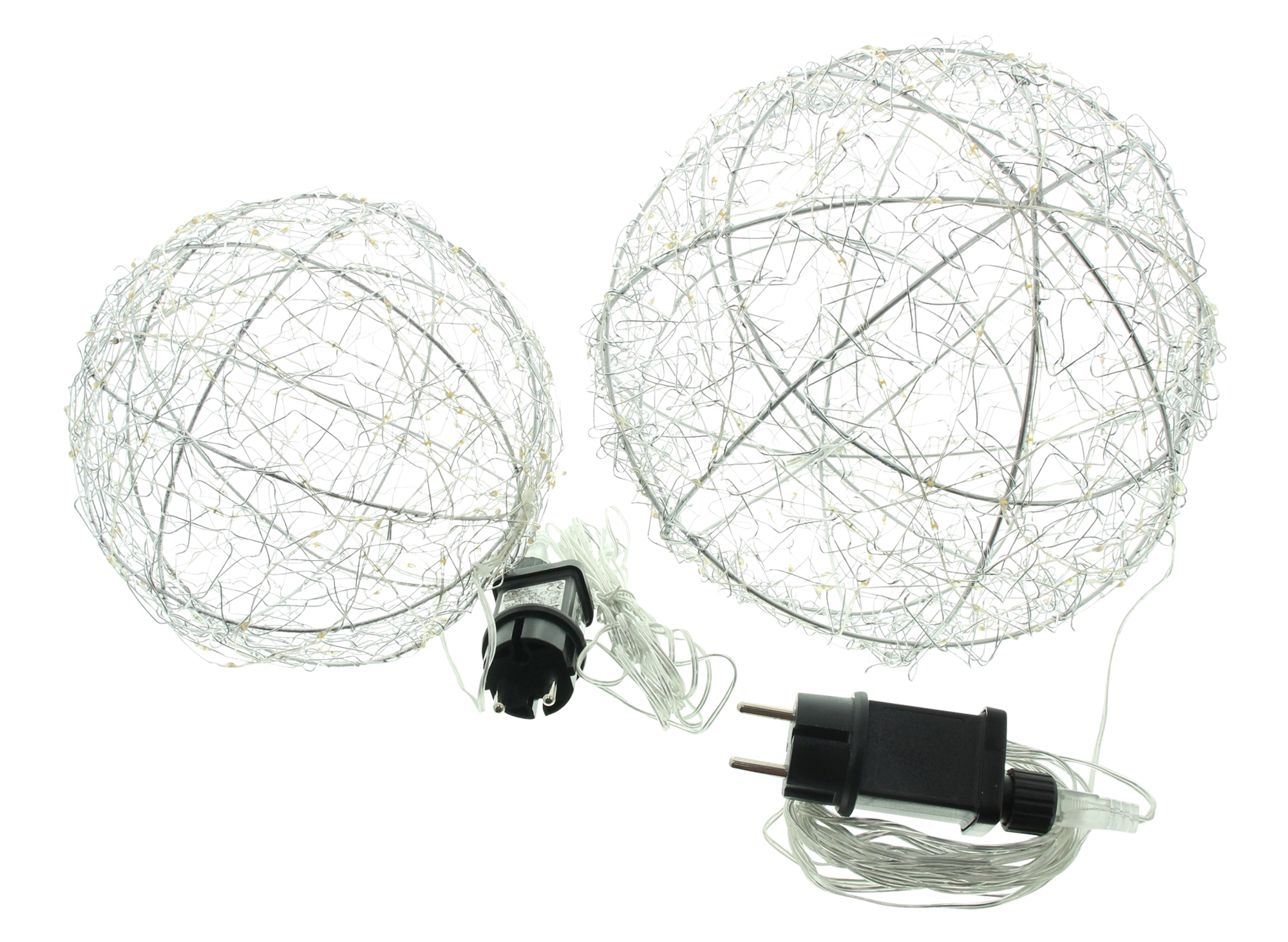 LED-Kugel "Glow", 2er Set  im Frank Flechtwaren Online Shop für Gartenbeleuchtung kaufen