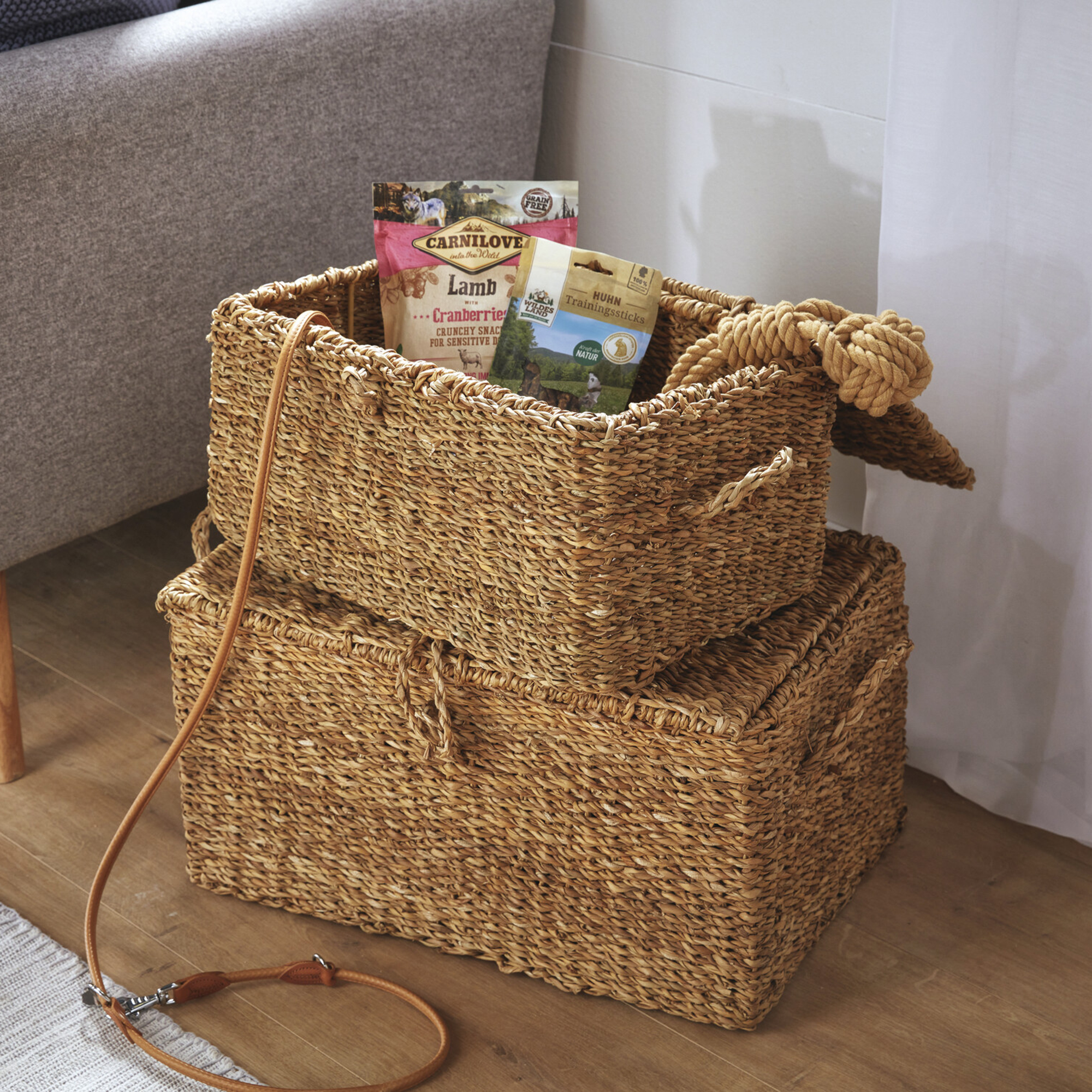 Truhe "Seegras", 2er Set  im Frank Flechtwaren Online Shop kaufen