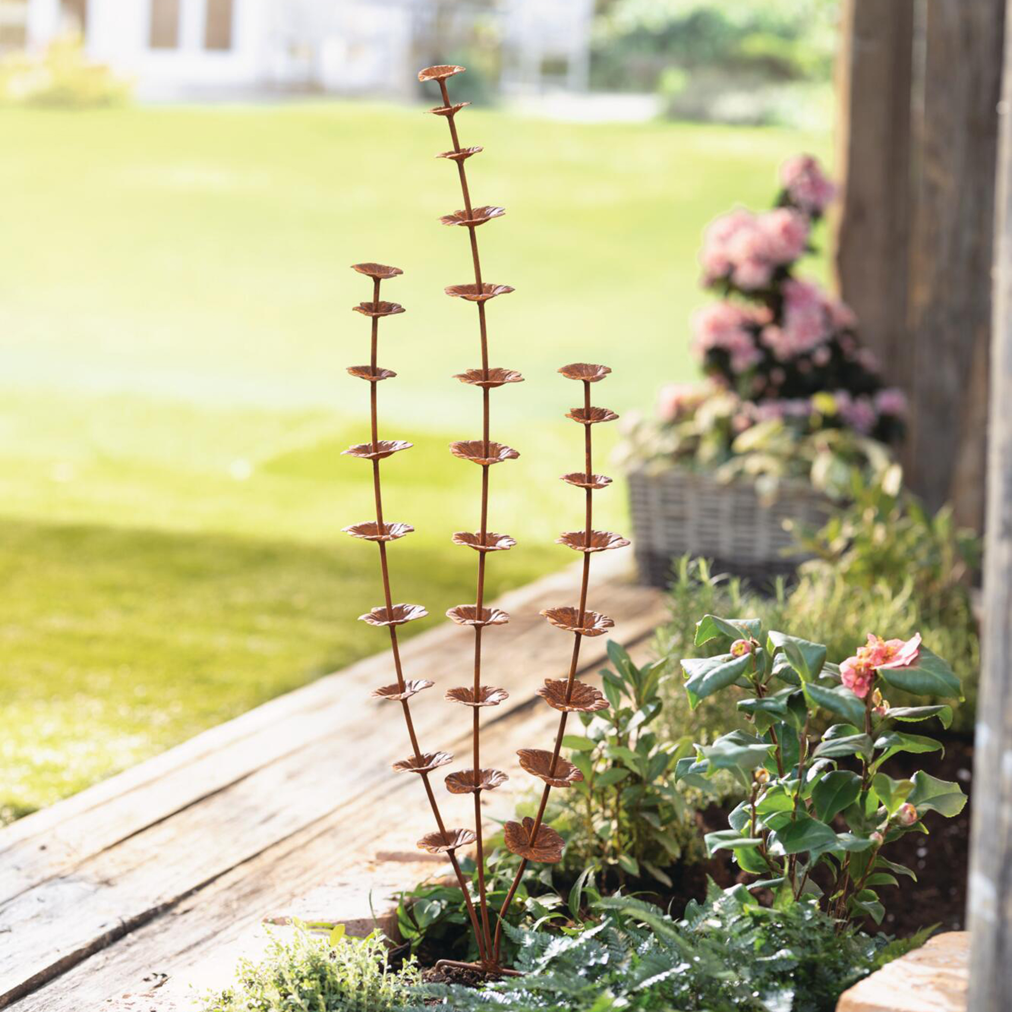 Gartenstecker "Blütenstauden"  im Frank Flechtwaren Online Shop kaufen