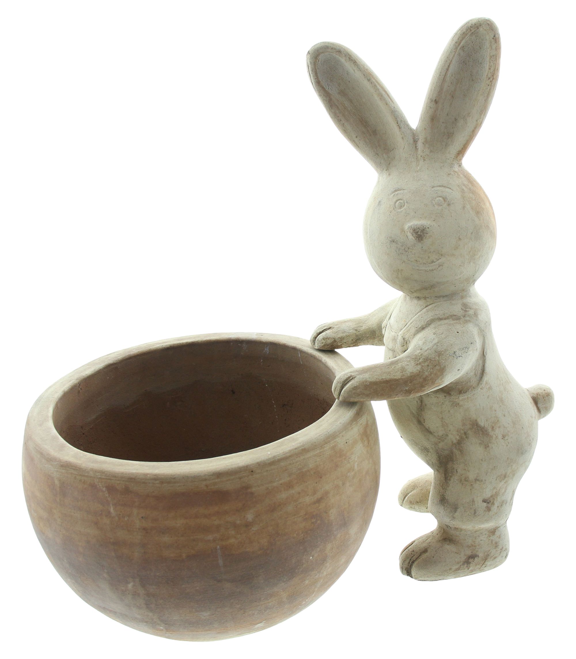 Pflanztopf "Hase", 2tlg.  im Frank Flechtwaren Online Shop für Ostern kaufen