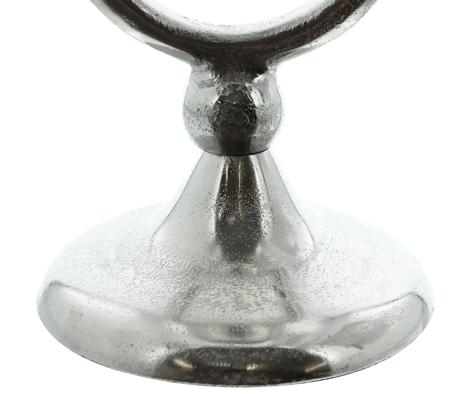 Kerzenhalter "Silver Circle"  im Frank Flechtwaren Online Shop für Kerzenhalter kaufen