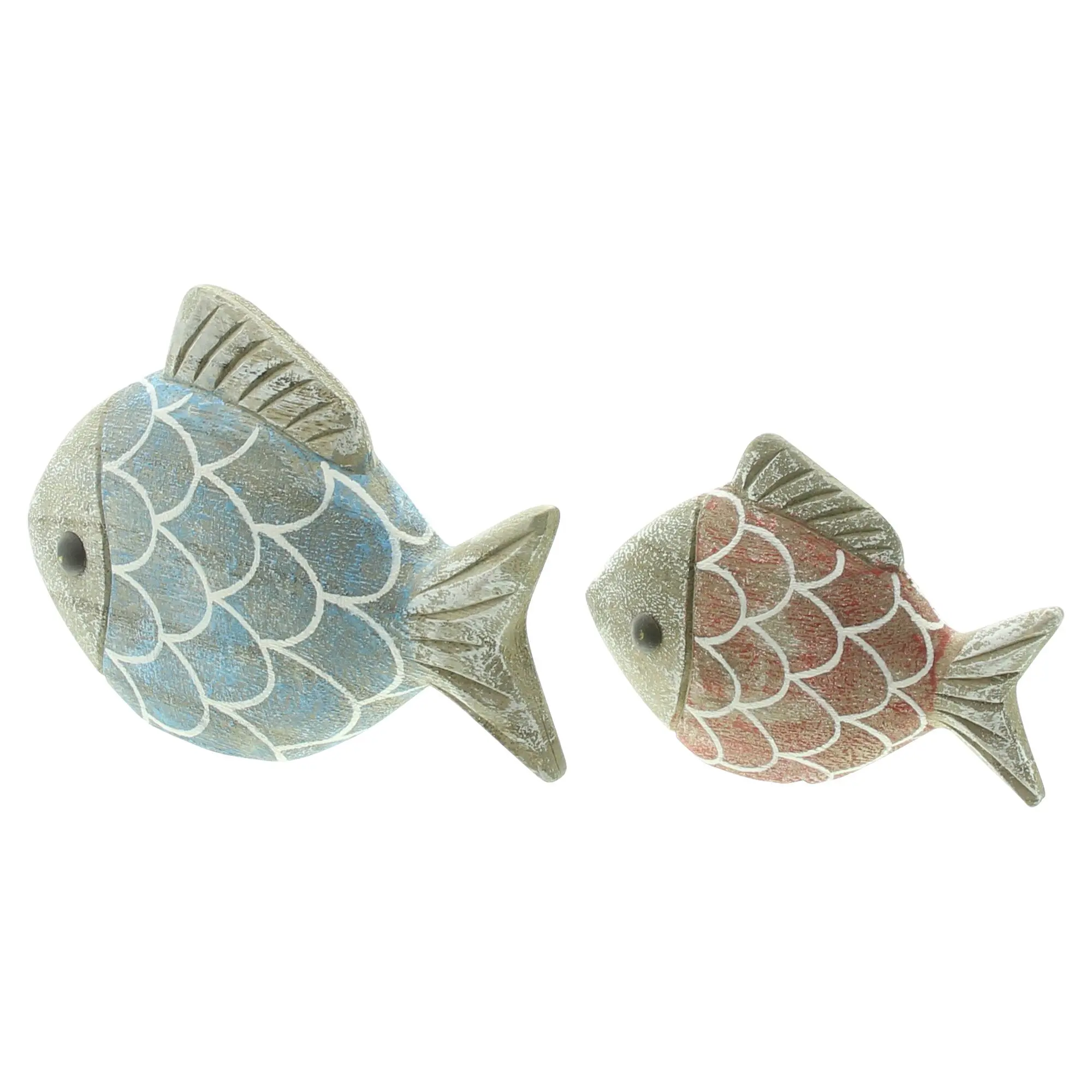 Fisch "Berti &amp; Bella", 2er Set  im Frank Flechtwaren Online Shop für Dekofiguren kaufen