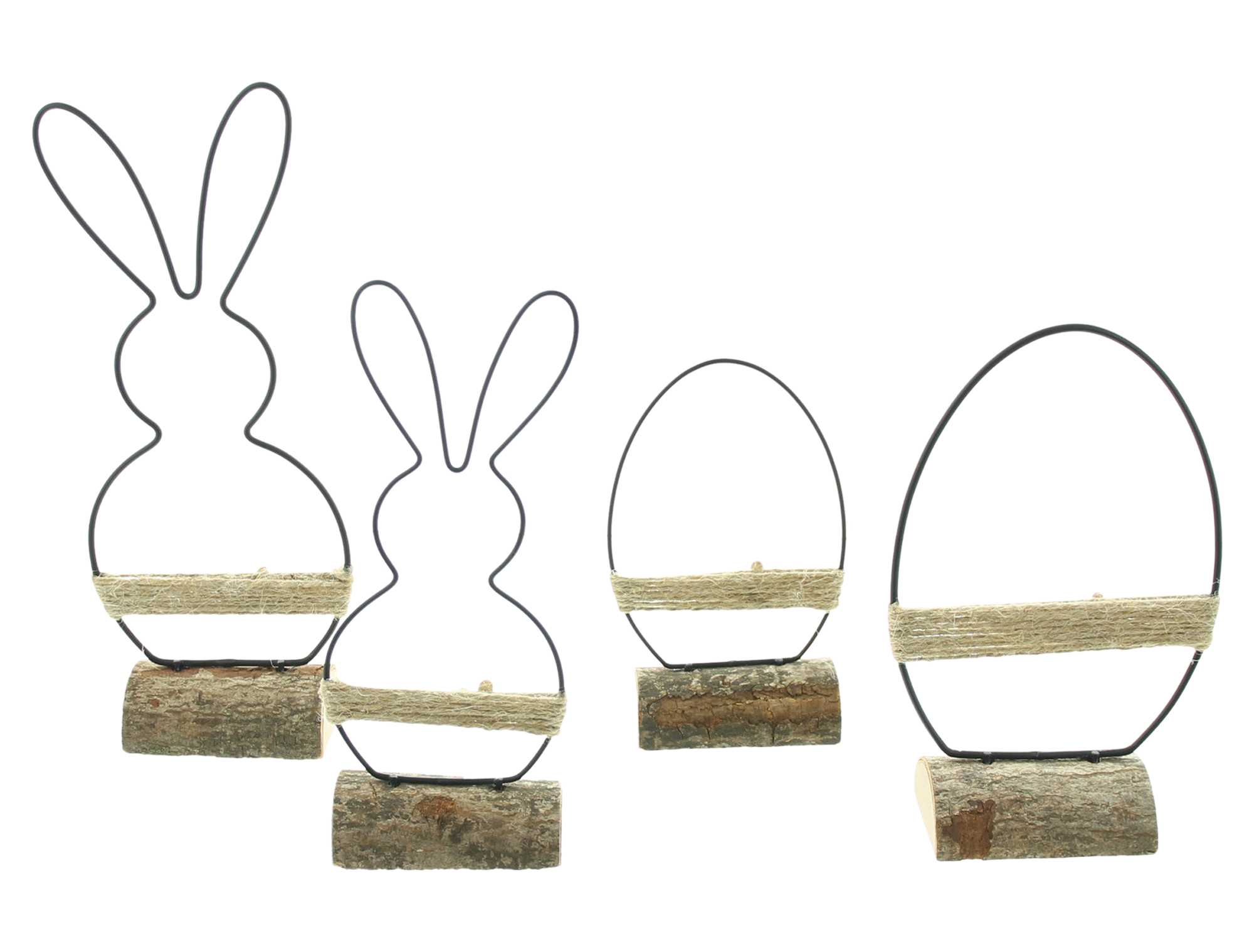 Osterdeko "Modern", 4er Set im Frank Flechtwaren Online Shop für Ostern kaufen Osterdeko "Modern", 4er Set im Frank Flechtwaren Online Shop für Ostern kaufen