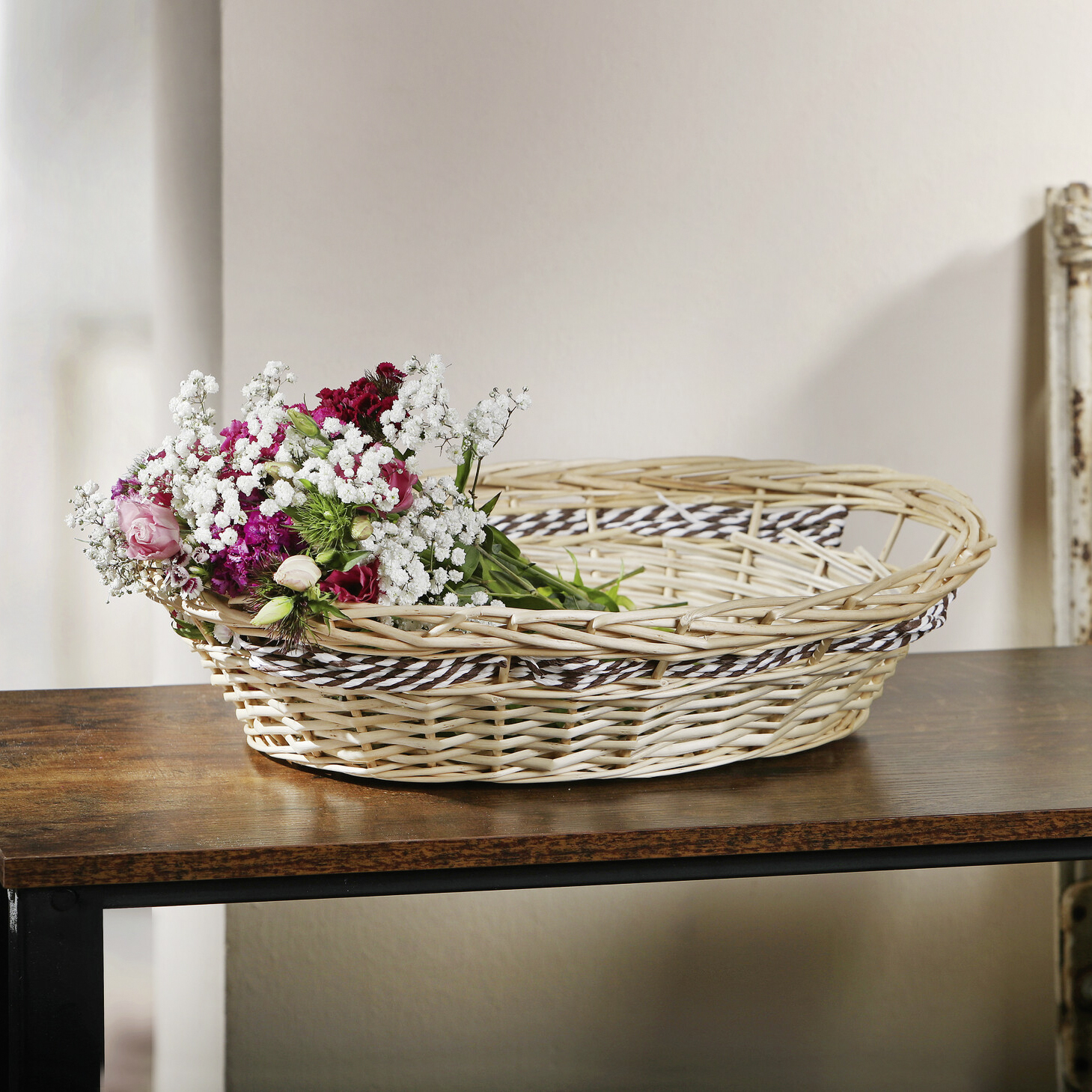 Schale "Papierschnurgeflecht", oval  im Frank Flechtwaren Online Shop kaufen