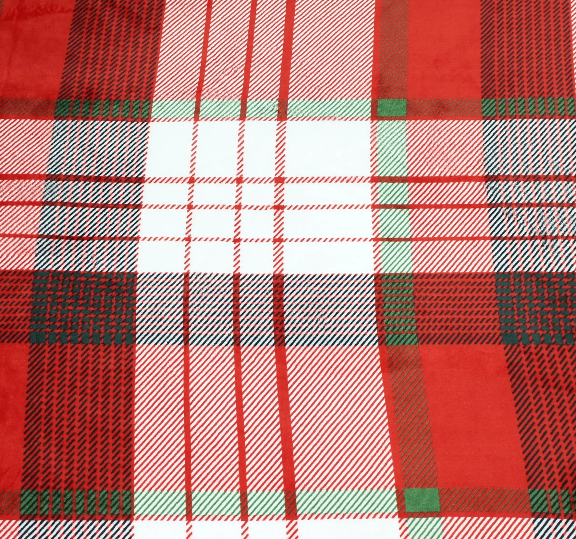 Kuscheldecke "Weihnachtskaro"  im Frank Flechtwaren Online Shop für Decken &amp; Kuscheldecken kaufen