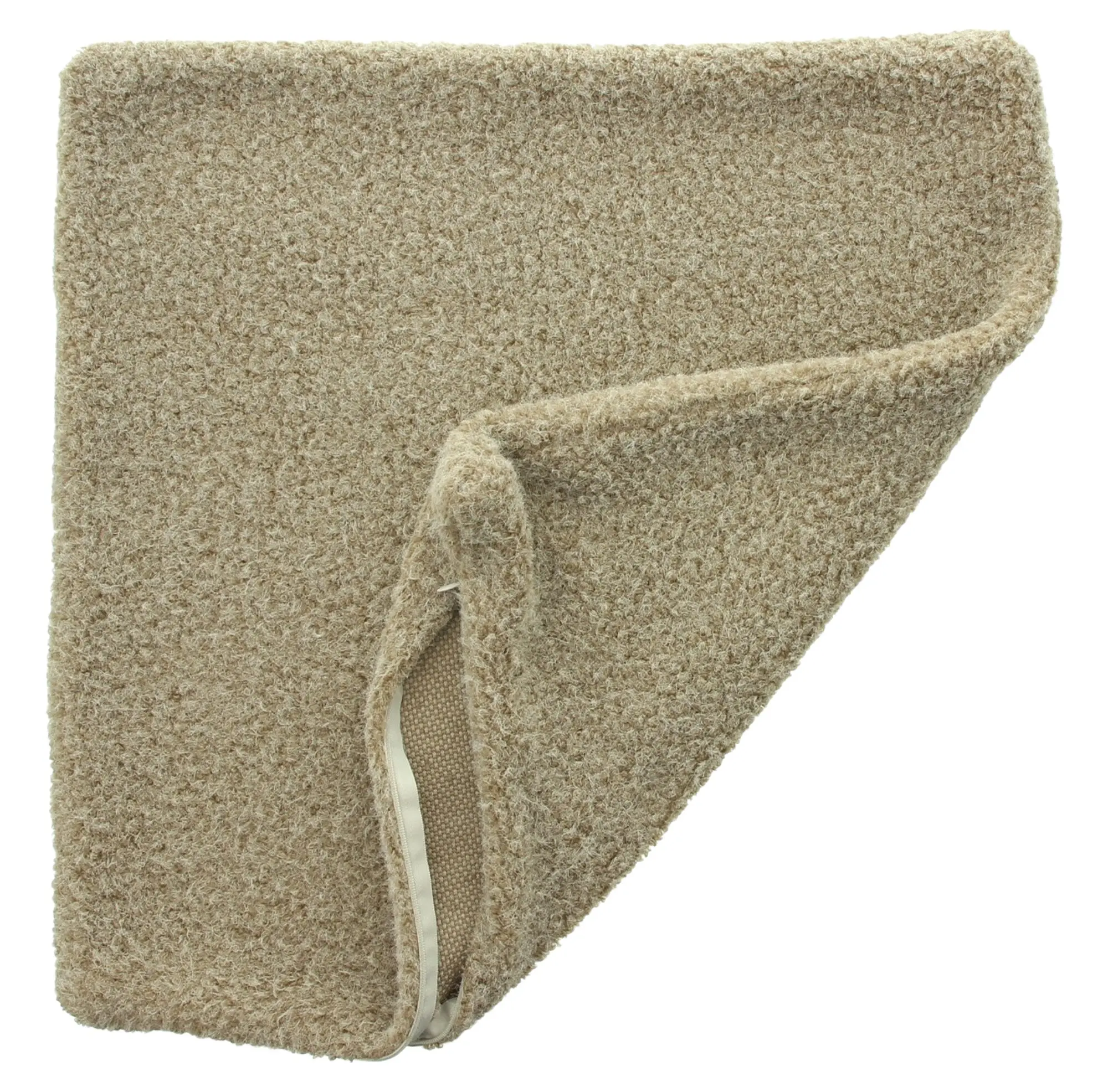Kissenhülle "Wolloptik in Beige"  im Frank Flechtwaren Online Shop für Kissenhüllen kaufen
