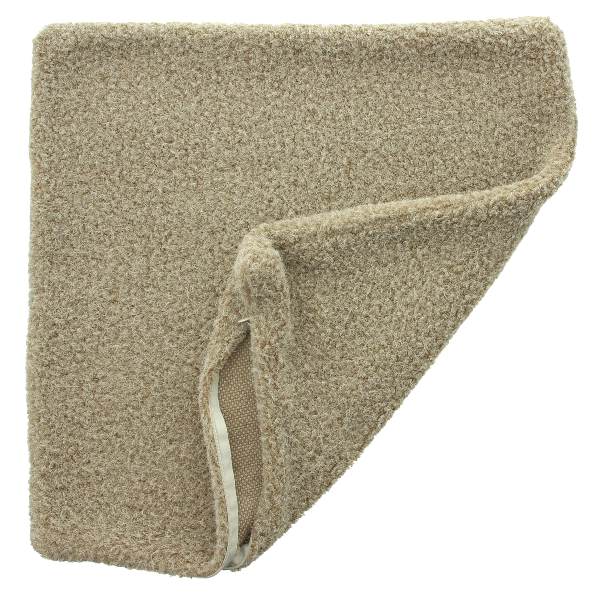 Kissenhülle "Wolloptik in Beige"  im Frank Flechtwaren Online Shop für Kissenhüllen kaufen