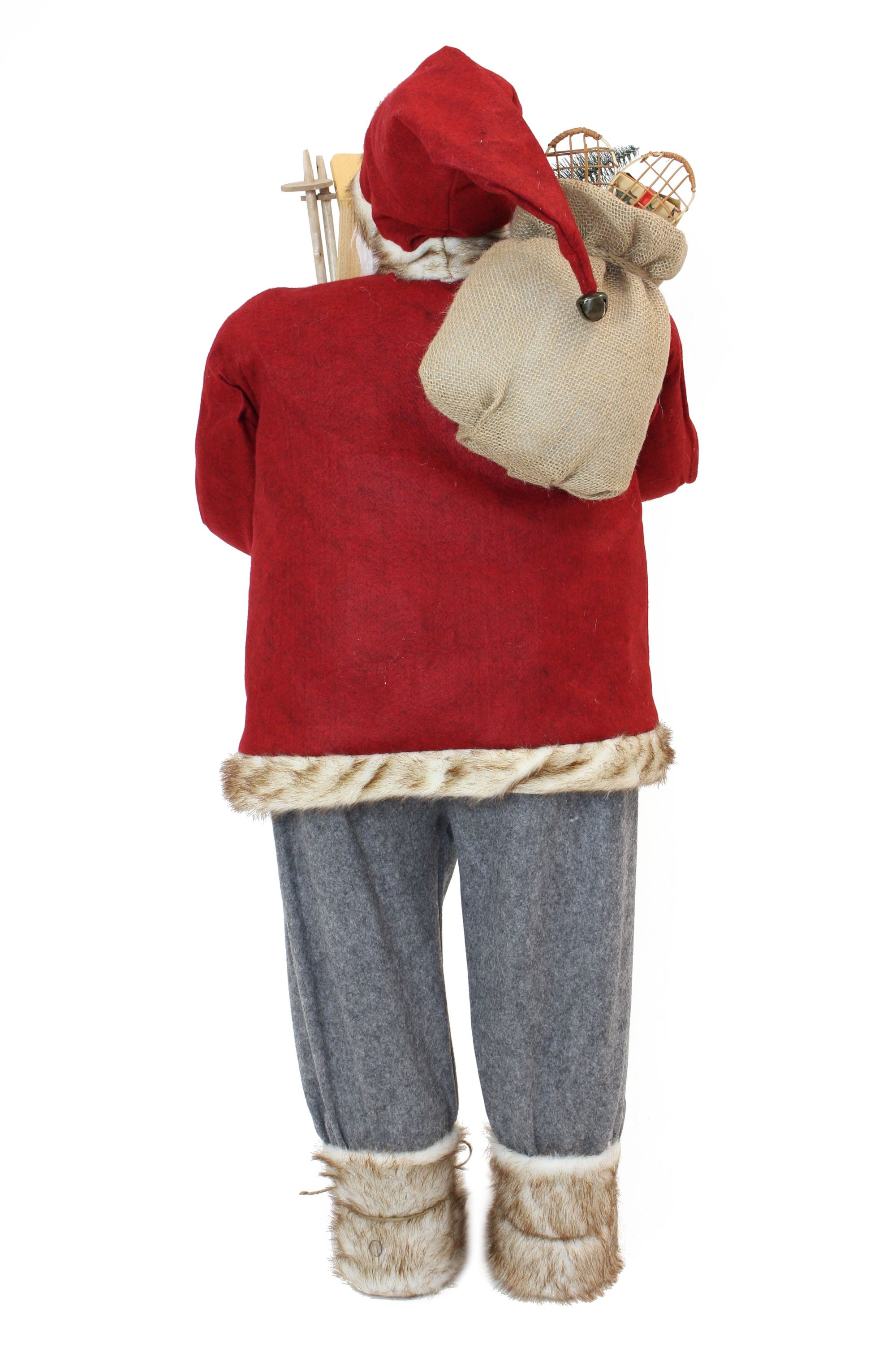 Nikolaus "Riesengroß"  im Frank Flechtwaren Online Shop für Weihnachtsmänner kaufen