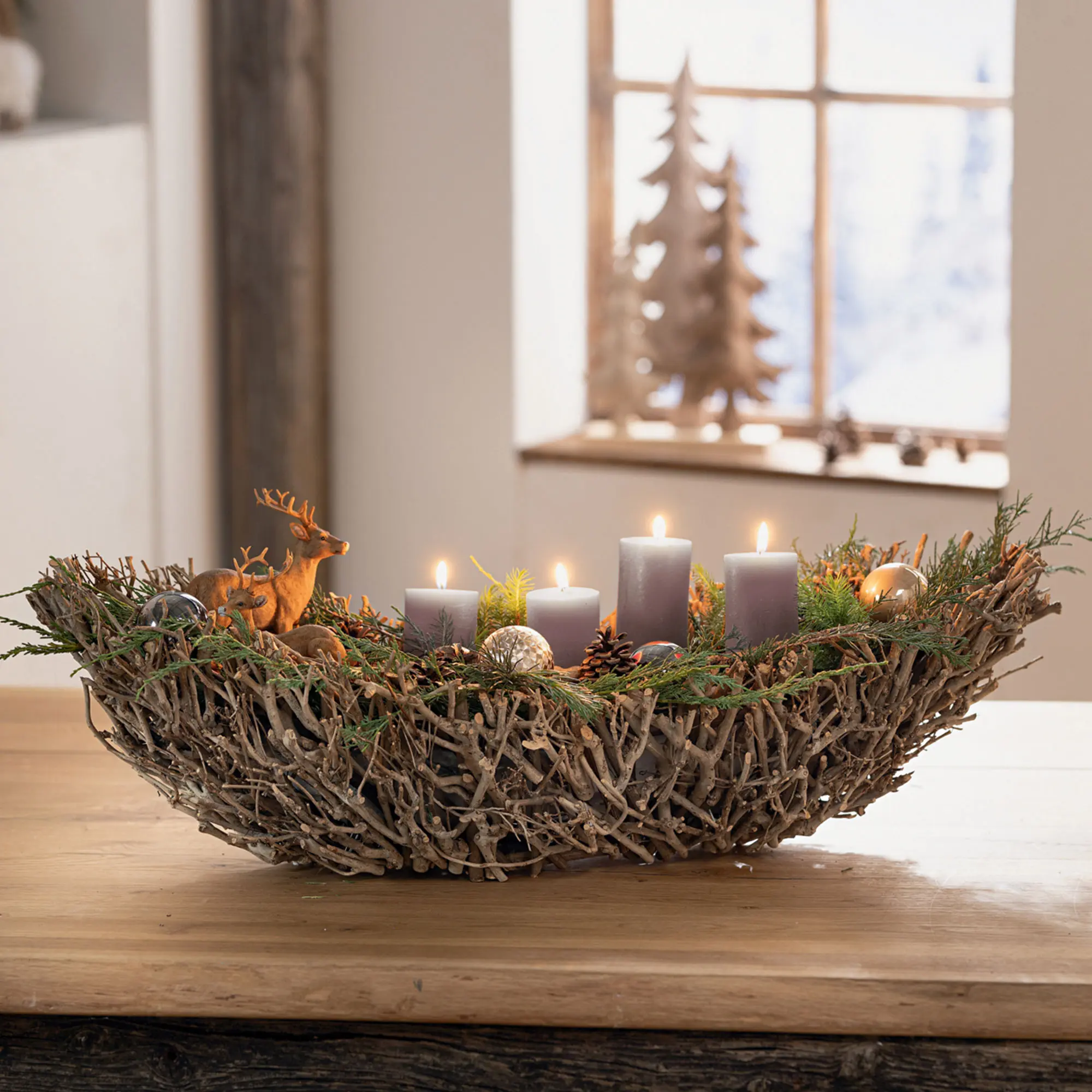 Dekoschale "Verzweigt"  im Frank Flechtwaren Online Shop kaufen