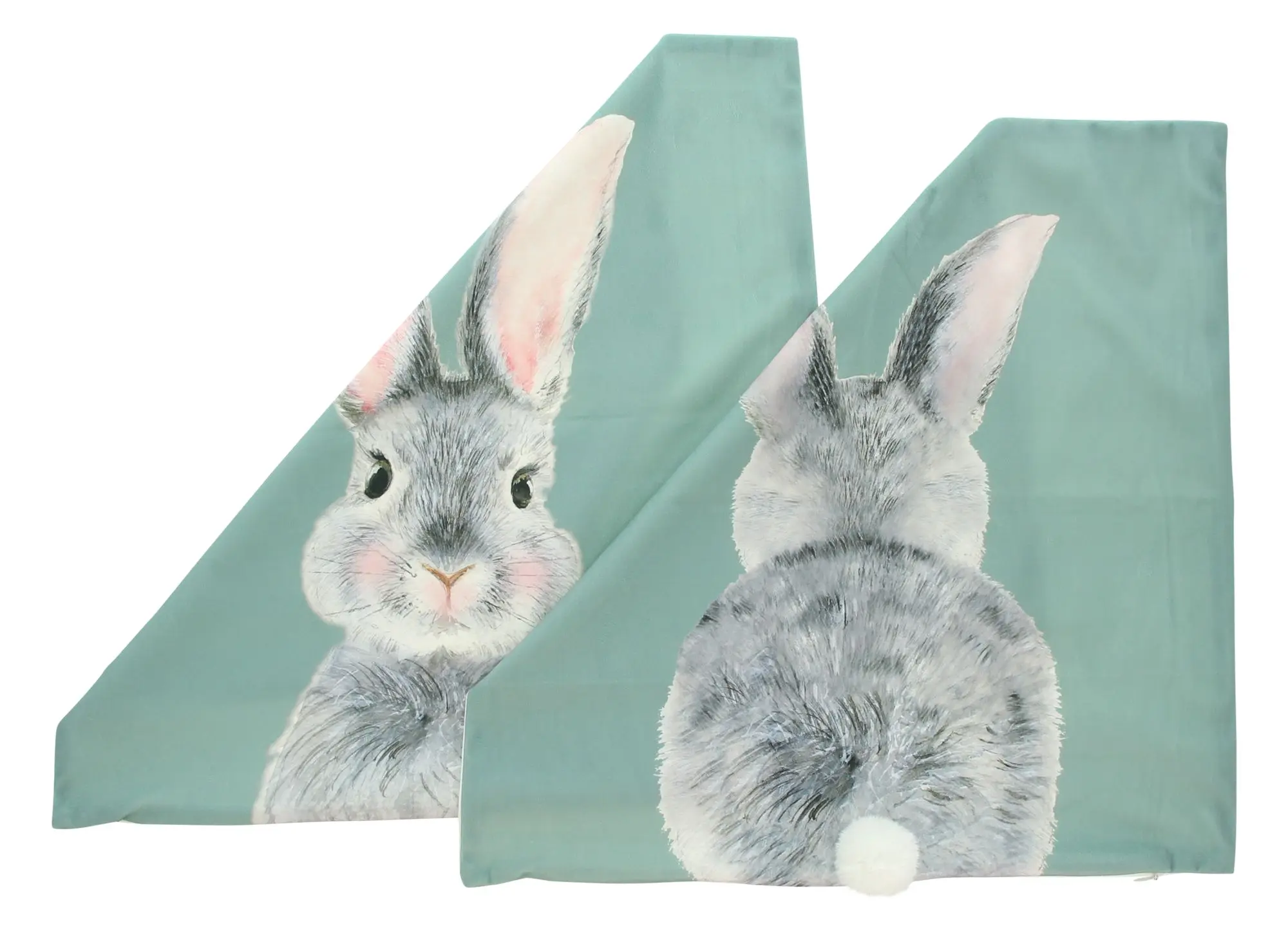 Kissenhülle "Häschen", 2er Set  im Frank Flechtwaren Online Shop für Ostern kaufen