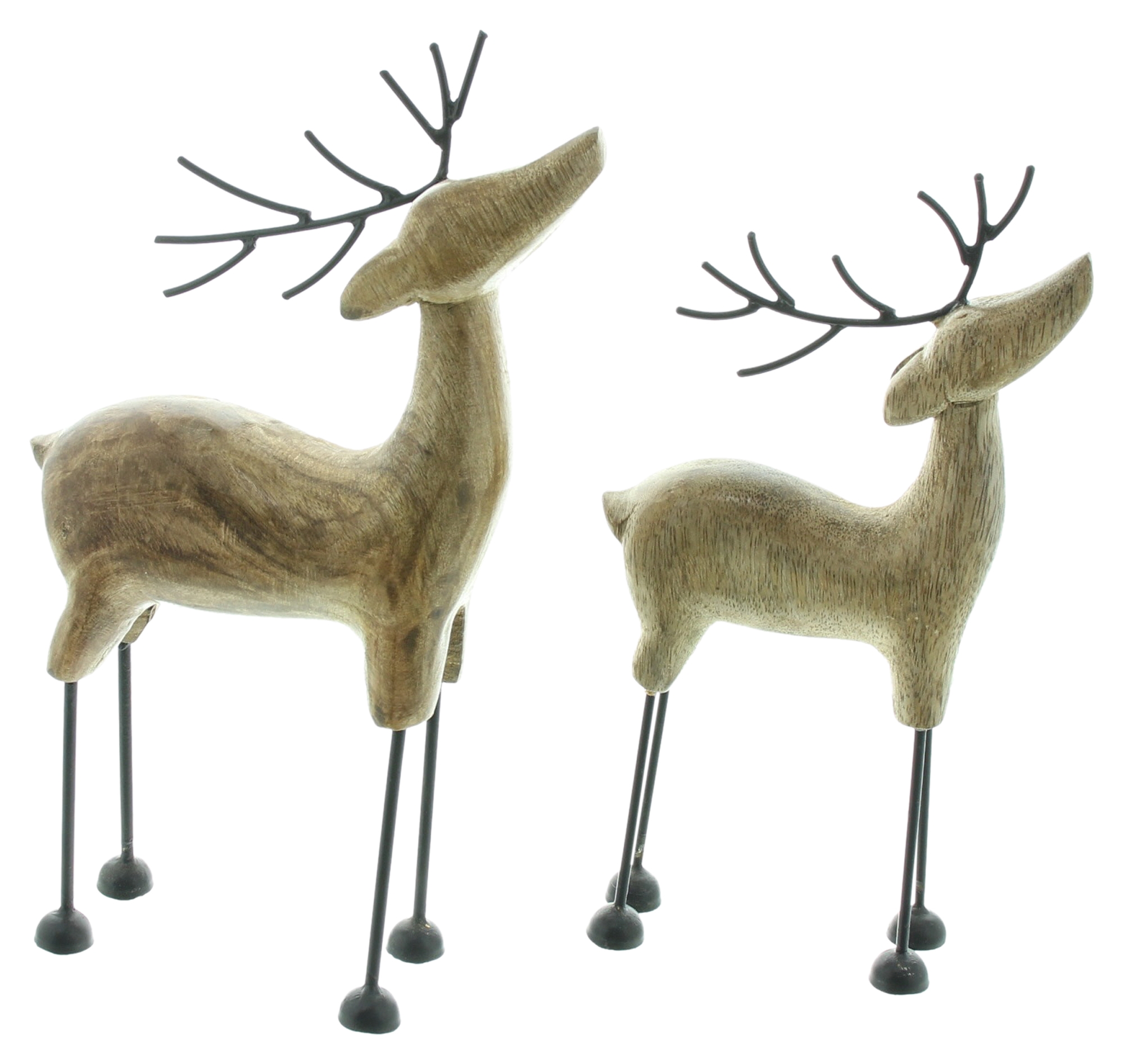 Rentier "Mangoholz", 2er Set im Frank Flechtwaren Online Shop für Weihnachten kaufen Rentier "Mangoholz", 2er Set im Frank Flechtwaren Online Shop für Weihnachten kaufen