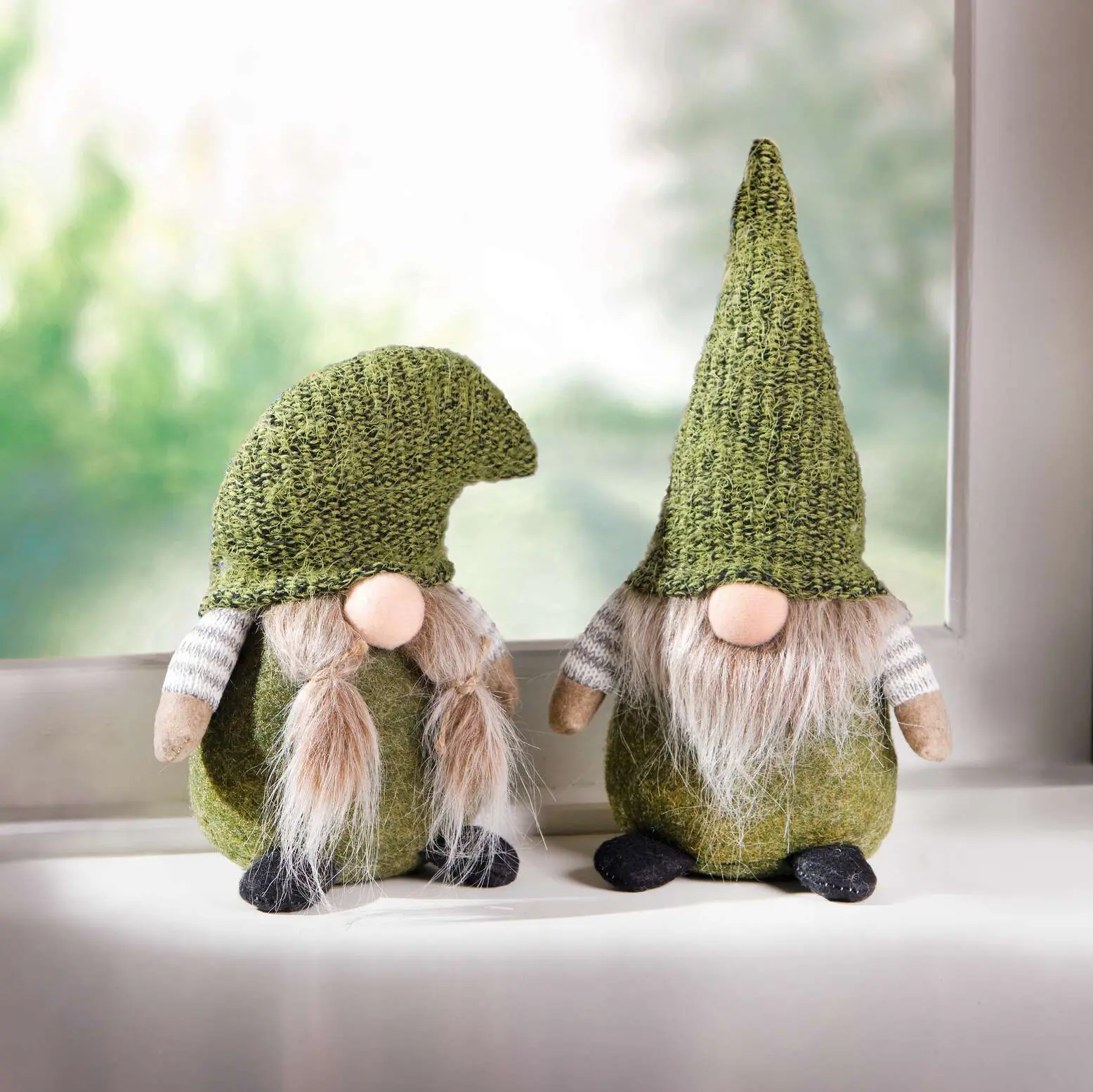 Wichtel "Green Bottom", 2er Set  im Frank Flechtwaren Online Shop kaufen