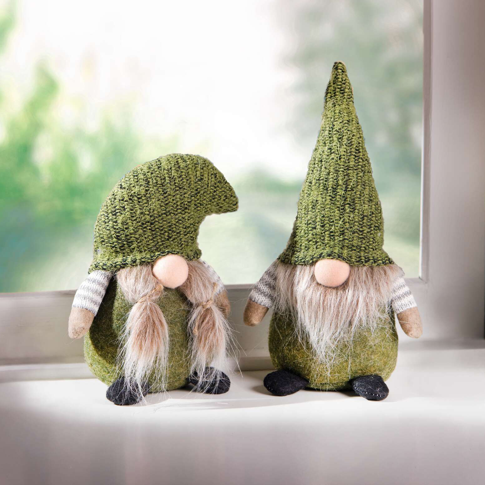 Wichtel "Green Bottom", 2er Set  im Frank Flechtwaren Online Shop kaufen