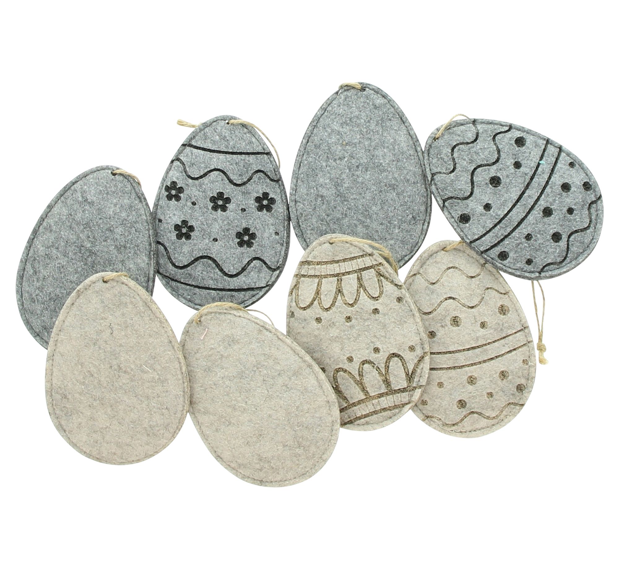 Filzhänger "Osterei", 8er Set im Frank Flechtwaren Online Shop für Ostern kaufen Filzhänger "Osterei", 8er Set im Frank Flechtwaren Online Shop für Ostern kaufen