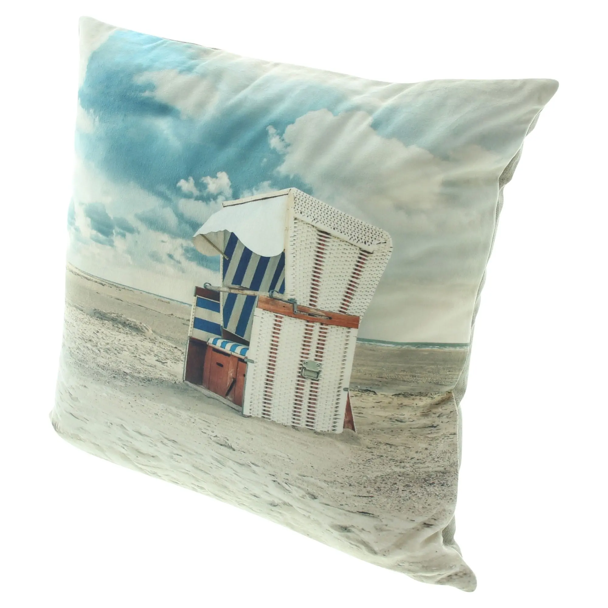 Kissenhülle "Strandkorb"  im Frank Flechtwaren Online Shop für Kissenhüllen kaufen
