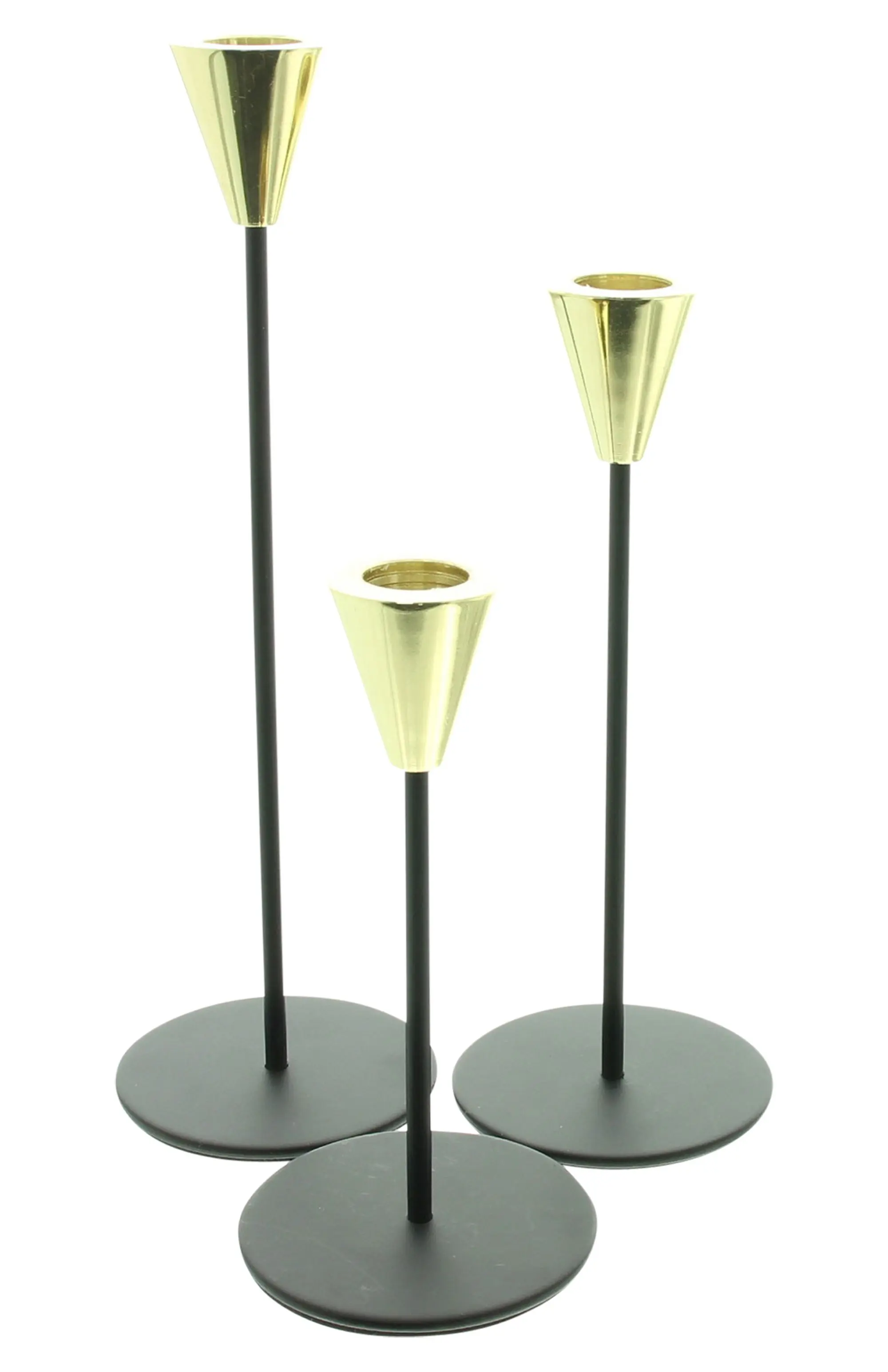 Stabkerzenhalter "Schwarz & Gold", 3er Set im Frank Flechtwaren Online Shop für Ostern kaufen Stabkerzenhalter "Schwarz & Gold", 3er Set im Frank Flechtwaren Online Shop für Ostern kaufen