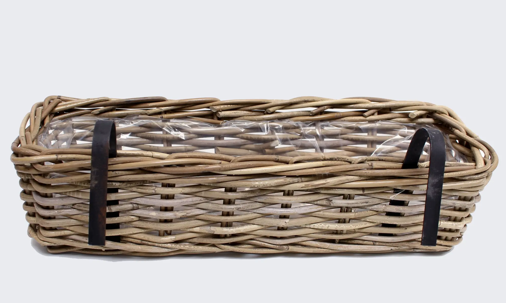 Balkonpflanzer "Rattan", groß im Frank Flechtwaren Online Shop für Pflanztöpfe kaufen Balkonpflanzer "Rattan", groß im Frank Flechtwaren Online Shop für Pflanztöpfe kaufen