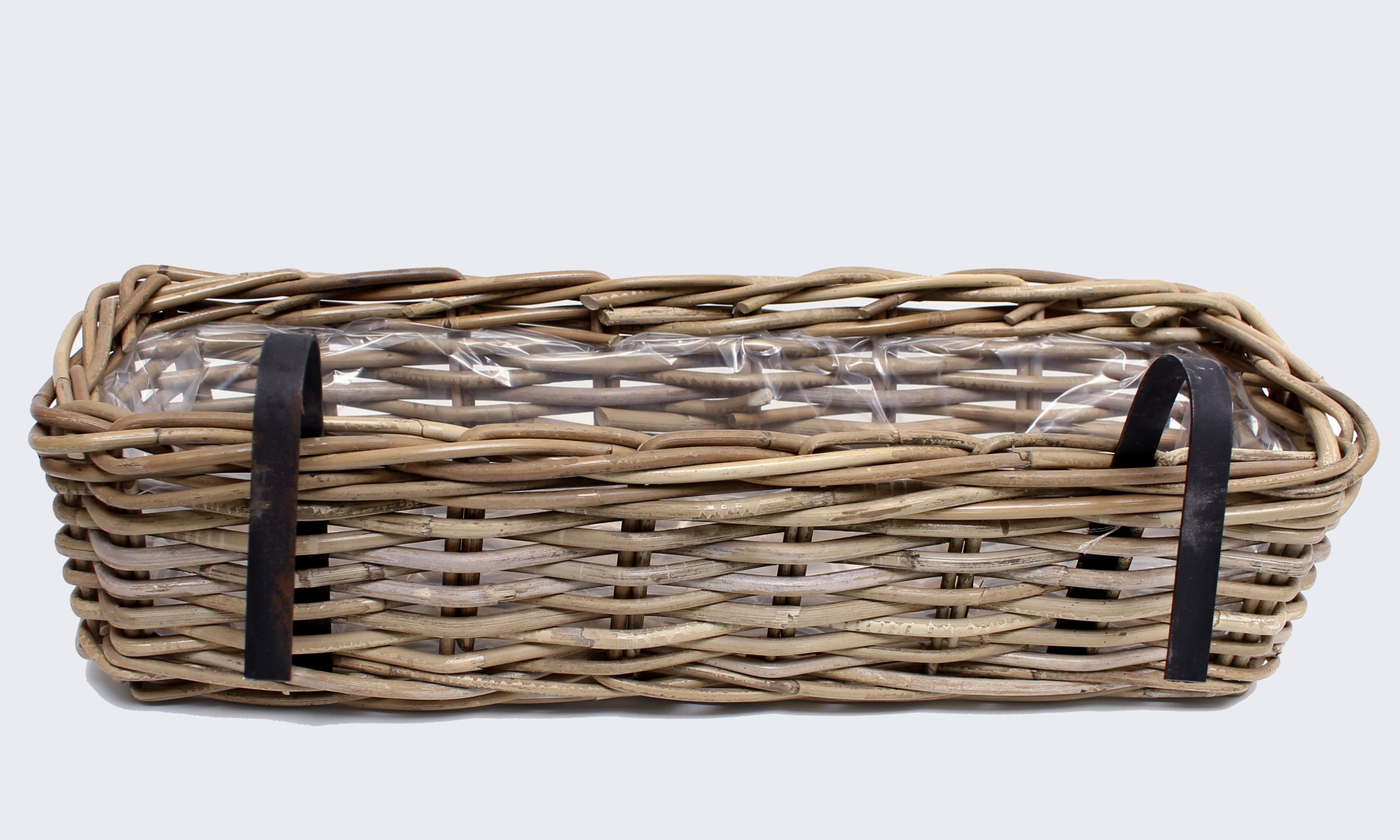 Balkonpflanzer "Rattan", groß im Frank Flechtwaren Online Shop für Pflanztöpfe kaufen Balkonpflanzer "Rattan", groß im Frank Flechtwaren Online Shop für Pflanztöpfe kaufen