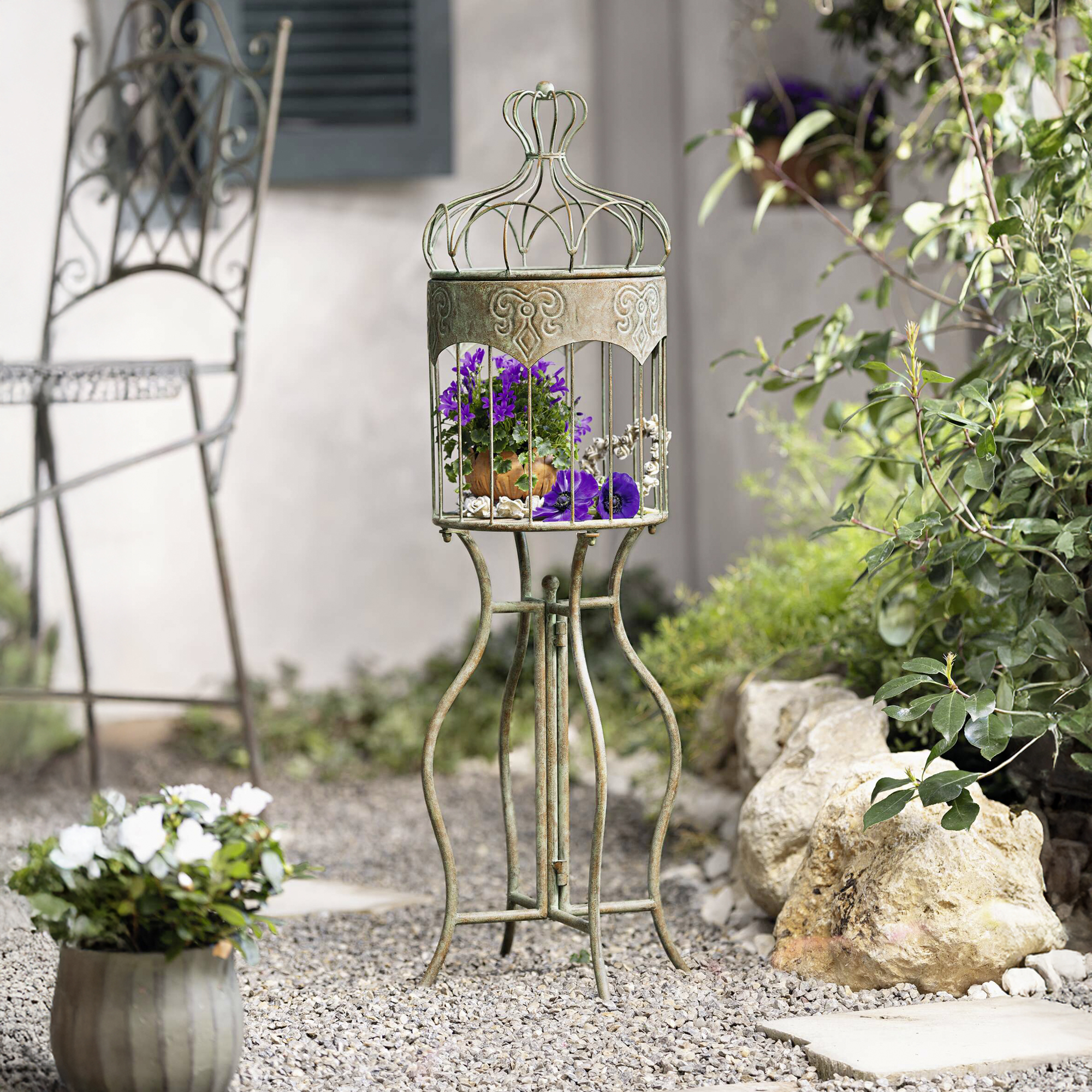 Dekokäfig "Vogelhaus"  im Frank Flechtwaren Online Shop kaufen