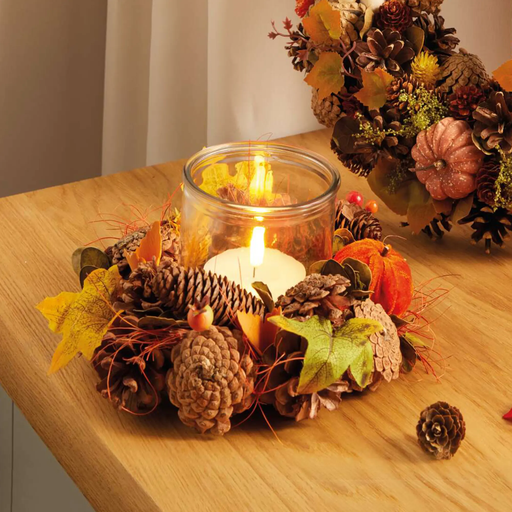 Windlicht "Herbst-Allerlei"  im Frank Flechtwaren Online Shop kaufen