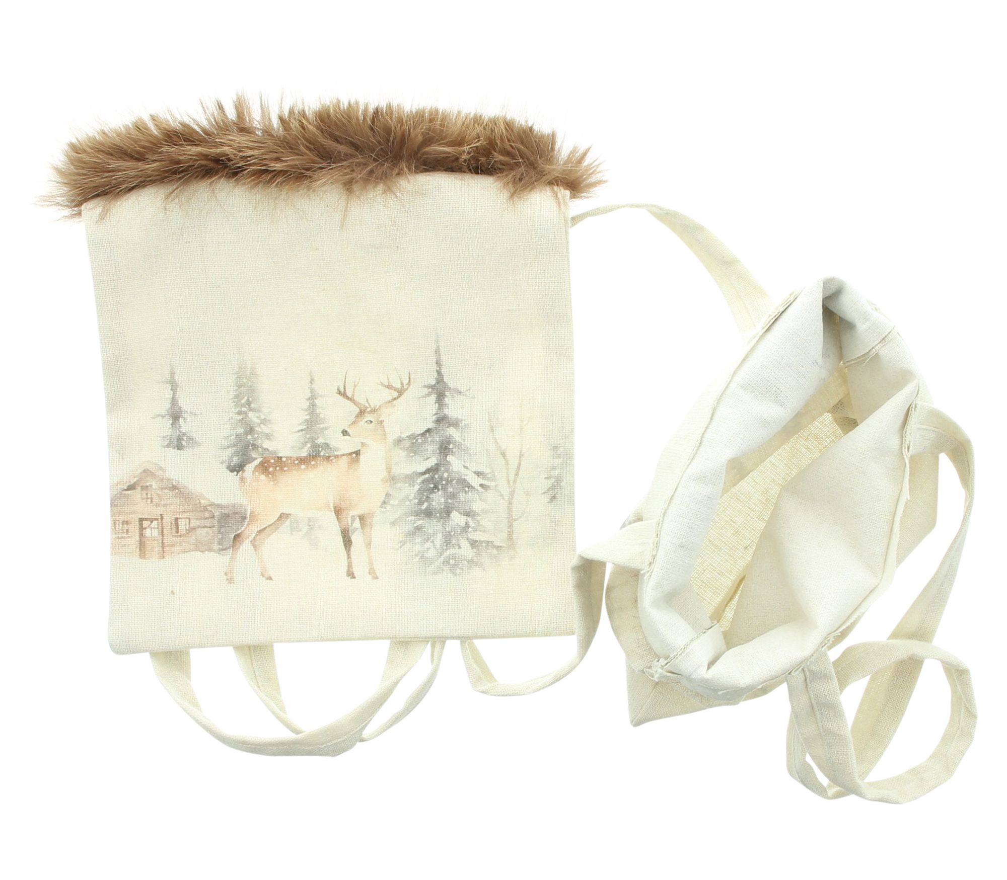 Tasche "Winterwald", 2er Set  im Frank Flechtwaren Online Shop für Weihnachten kaufen