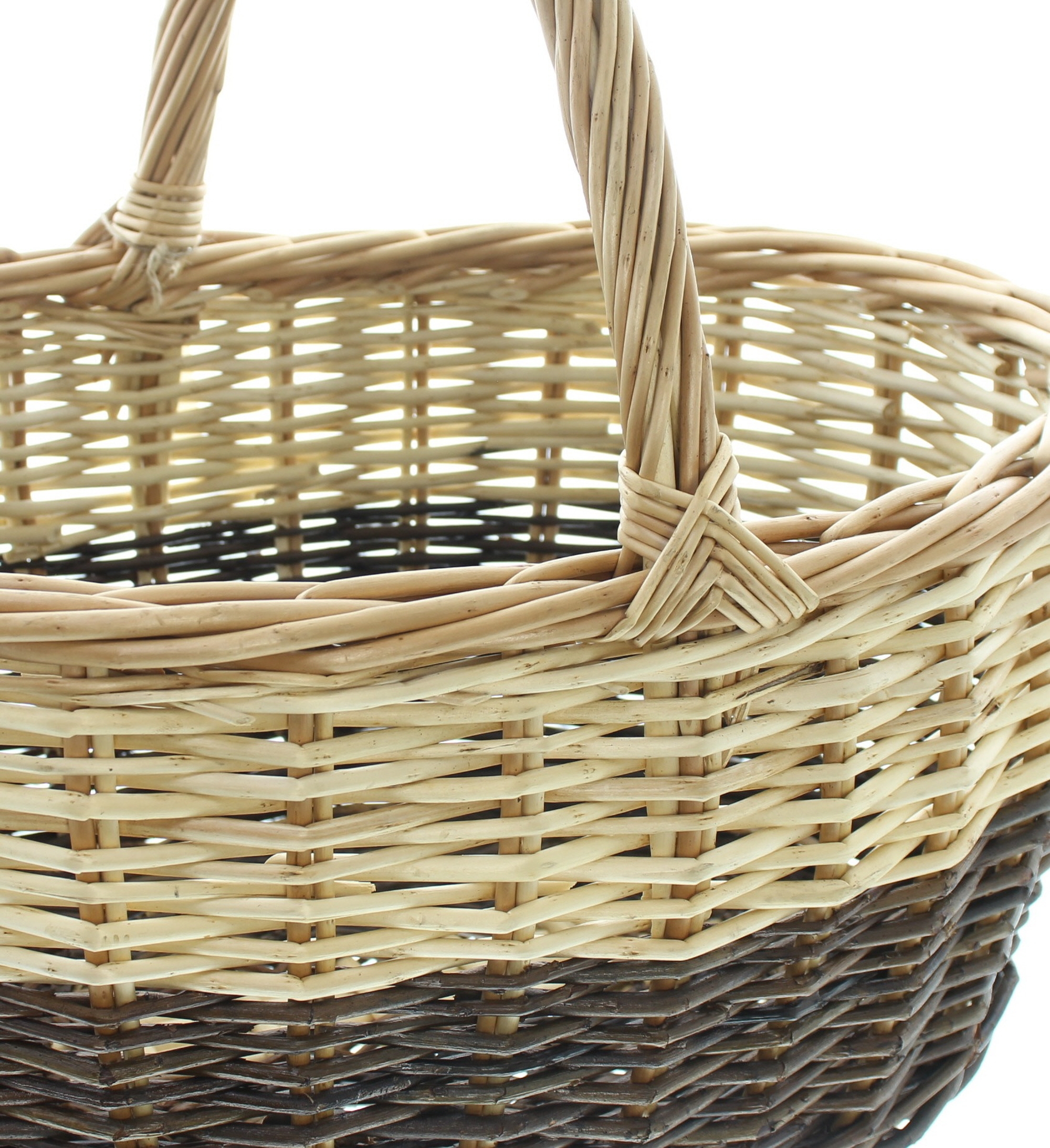 Einkaufskorb "Bicolor"  im Frank Flechtwaren Online Shop für Küche kaufen