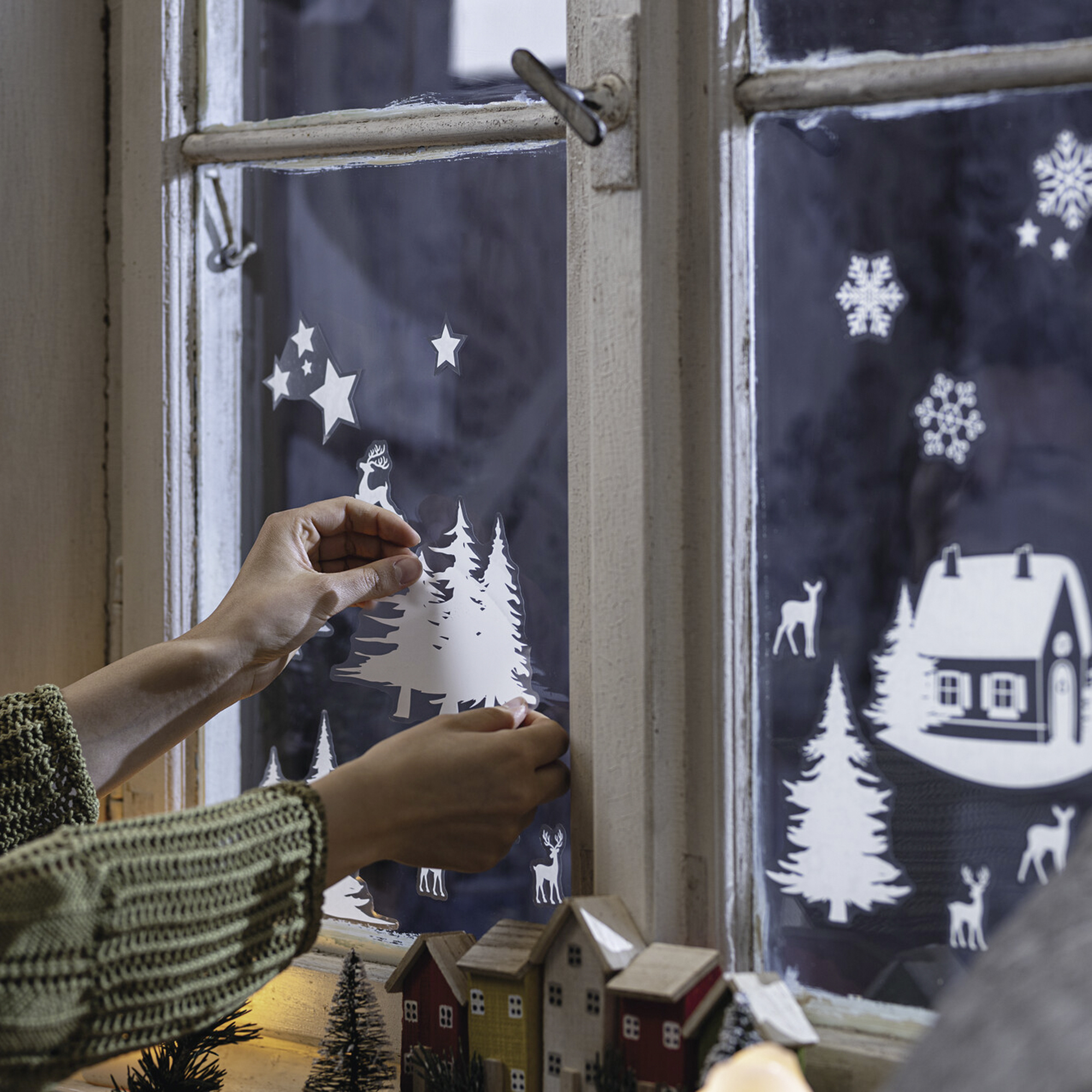Fenstersticker "Merry Christmas", 33er Set im Frank Flechtwaren Online Shop für Weihnachten kaufen Fenstersticker "Merry Christmas", 33er Set im Frank Flechtwaren Online Shop für Weihnachten kaufen